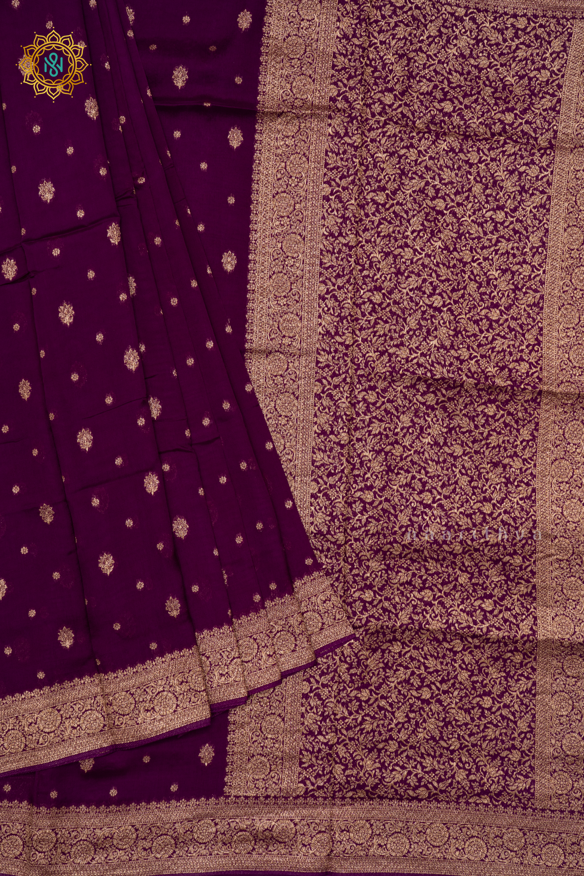 WINE - SEMI TUSSAR SILK