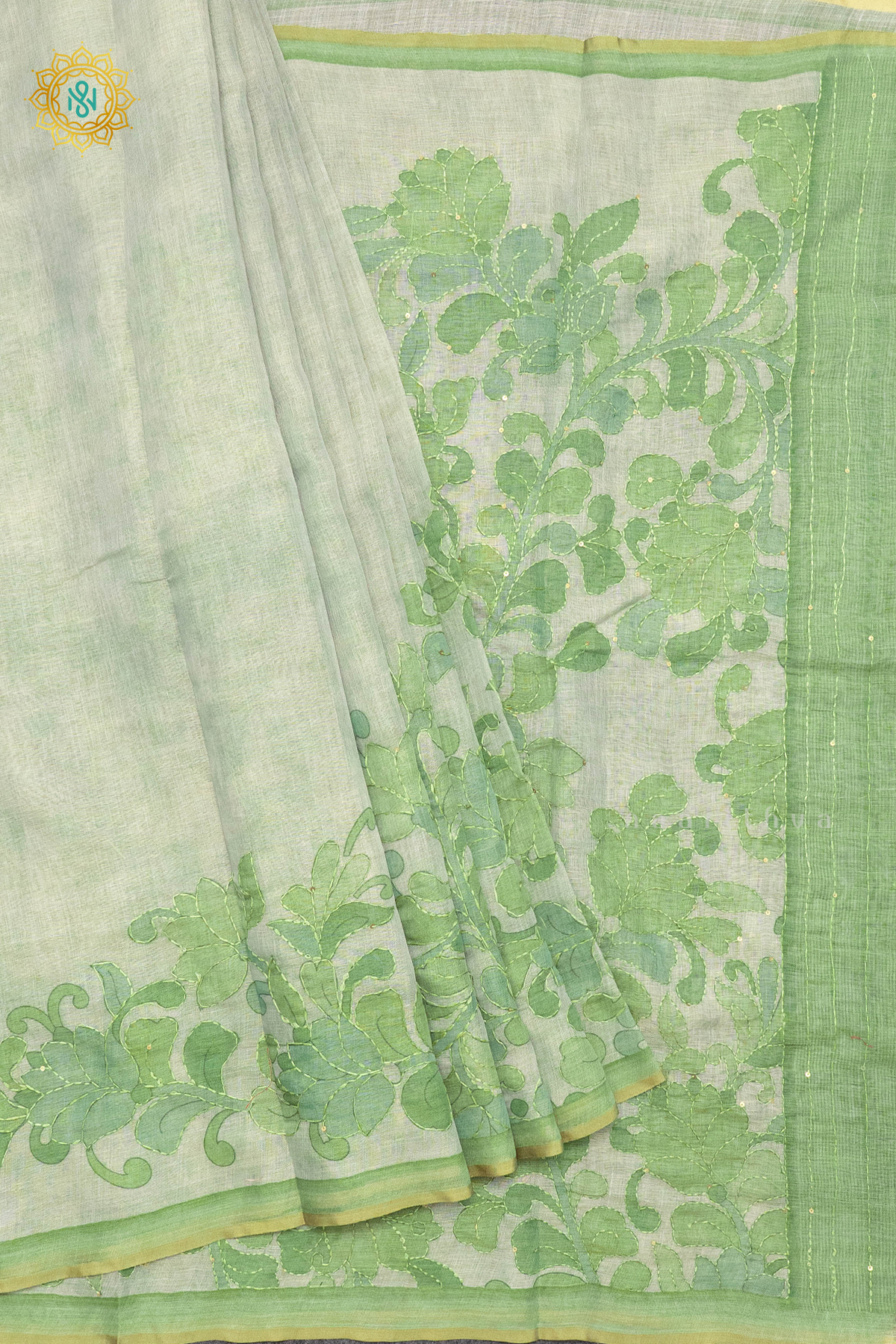 GREEN - LINEN TISSUE