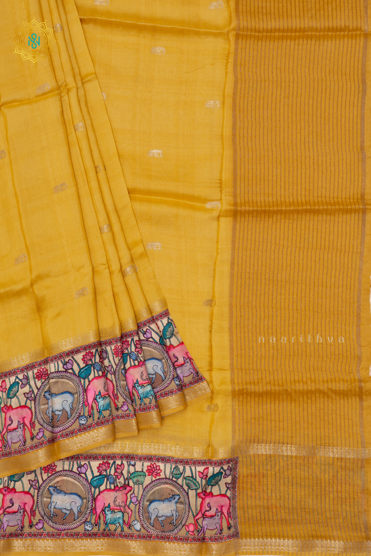 YELLOW - SEMI CREPE SILK