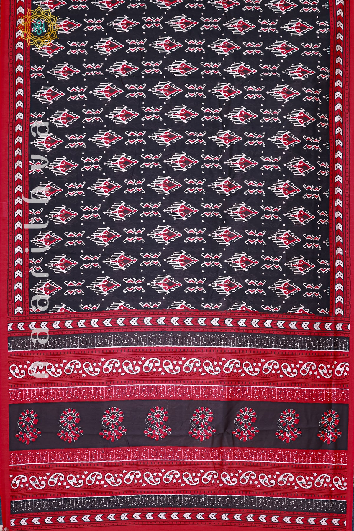 BLACK WITH RED - KOTHA TUSSAR