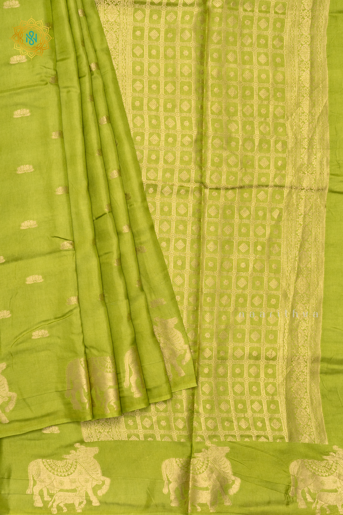 PARROT GREEN - DOLA SILK