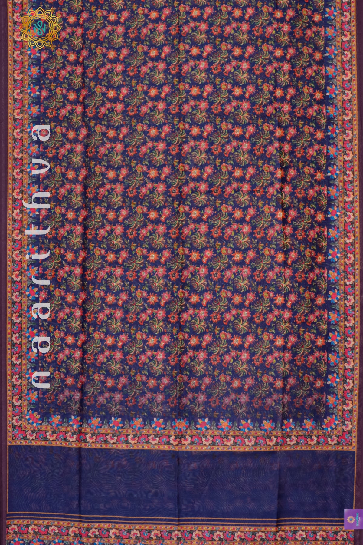 BLUE - CHANDERI SILK COTTON