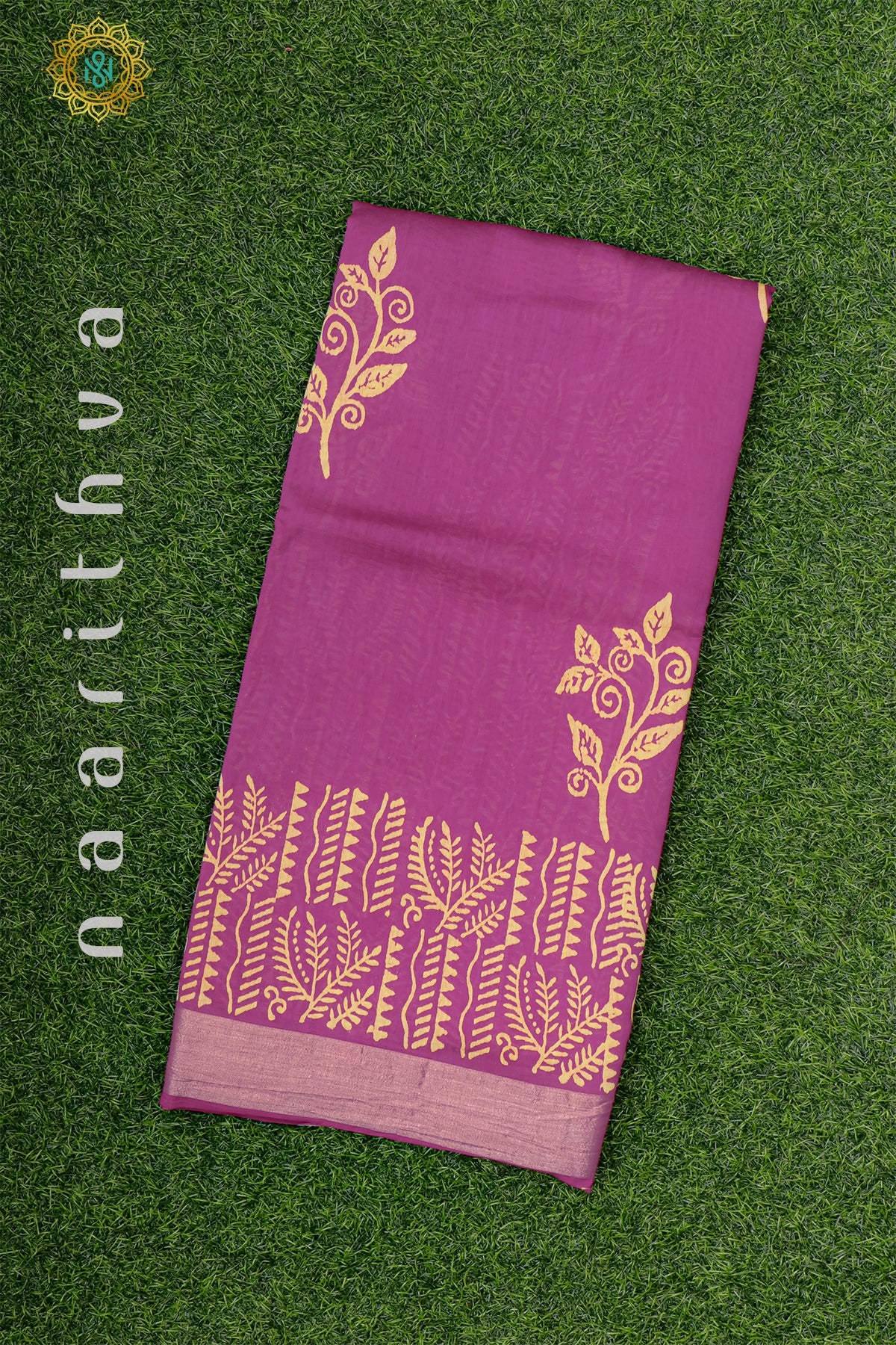 PINK - CHANDERI  COTTON