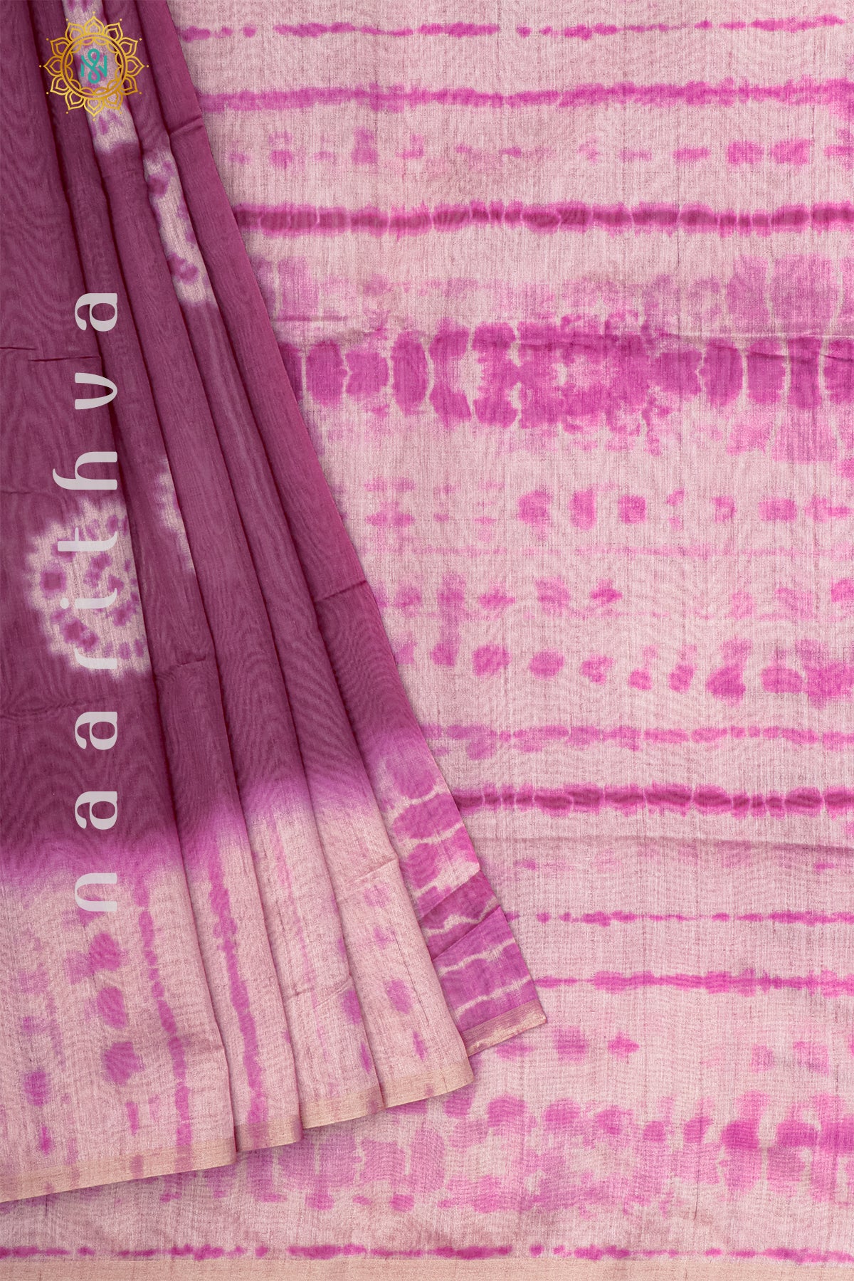 PINK - SEMI TUSSAR SILK