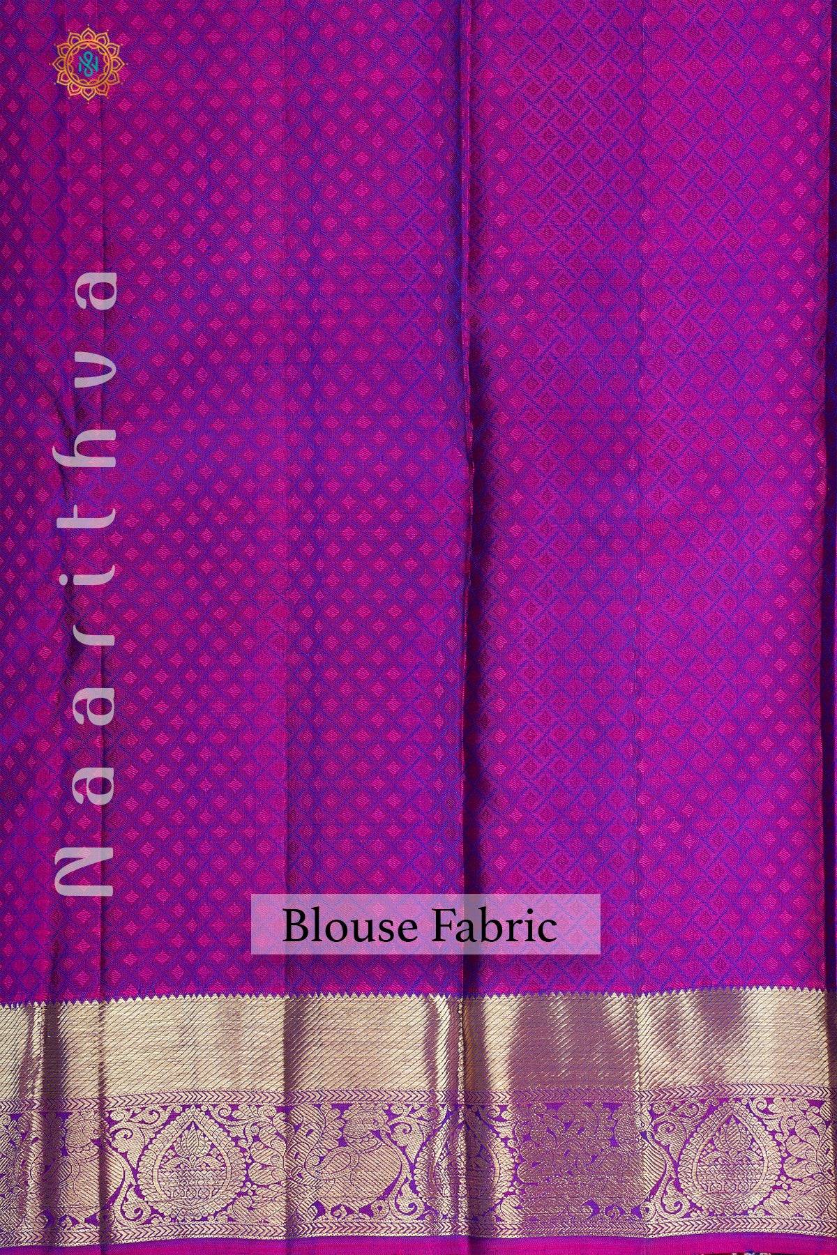 GREEN WITH PURPLE - PURE KANJIVARAM SILK