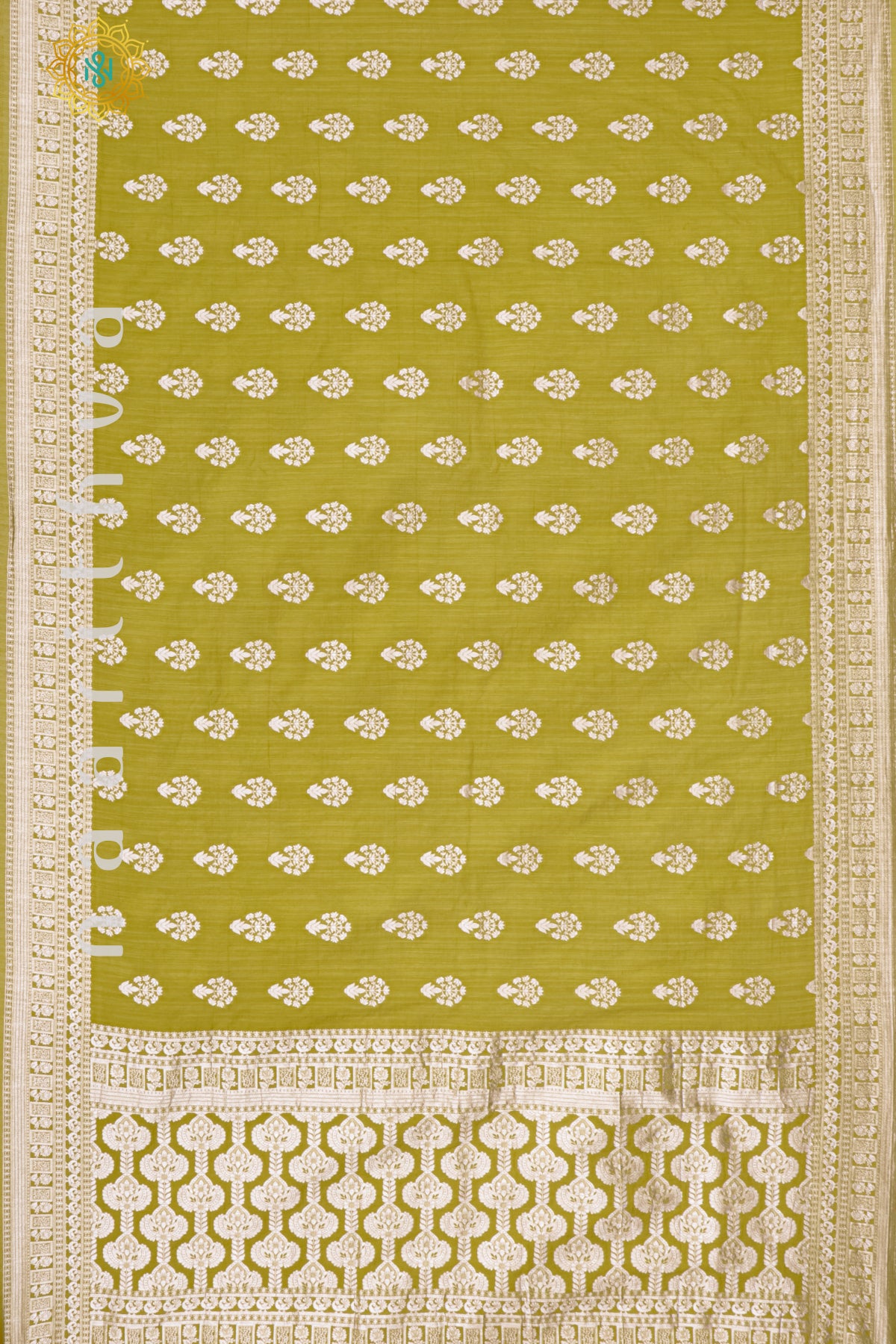 LEMON YELLOW - SEMI TUSSAR GEORGETTE