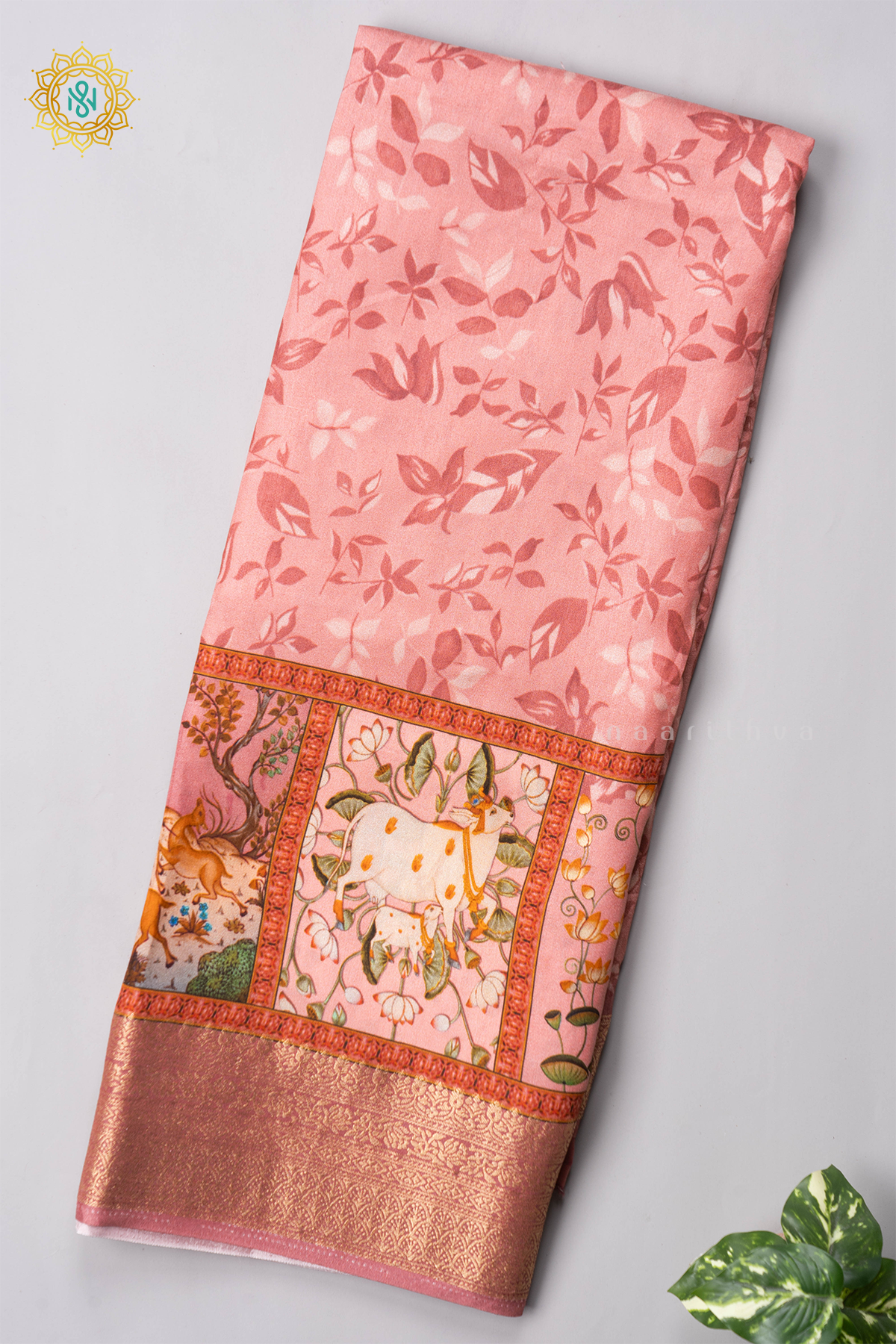 PEACH - SEMI CREPE SILK