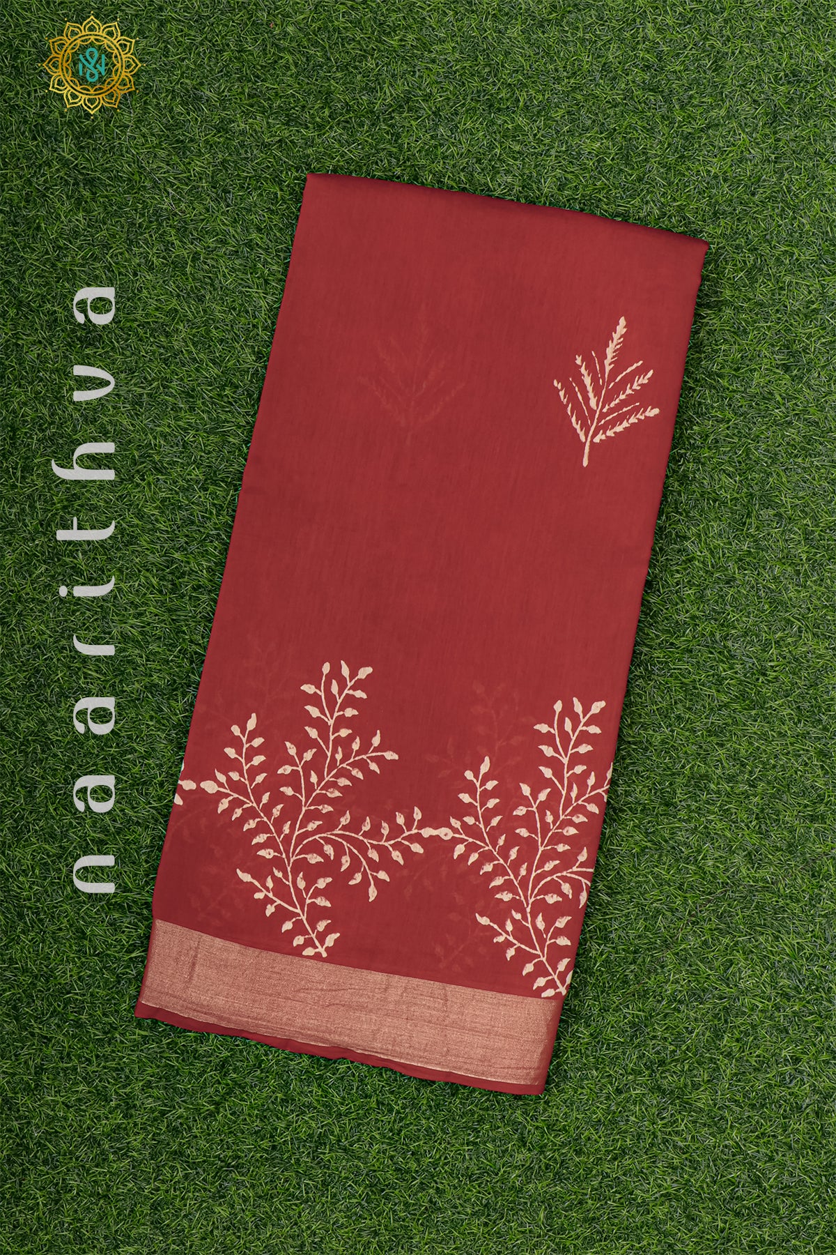 MAROON - CHANDERI SILK COTTON