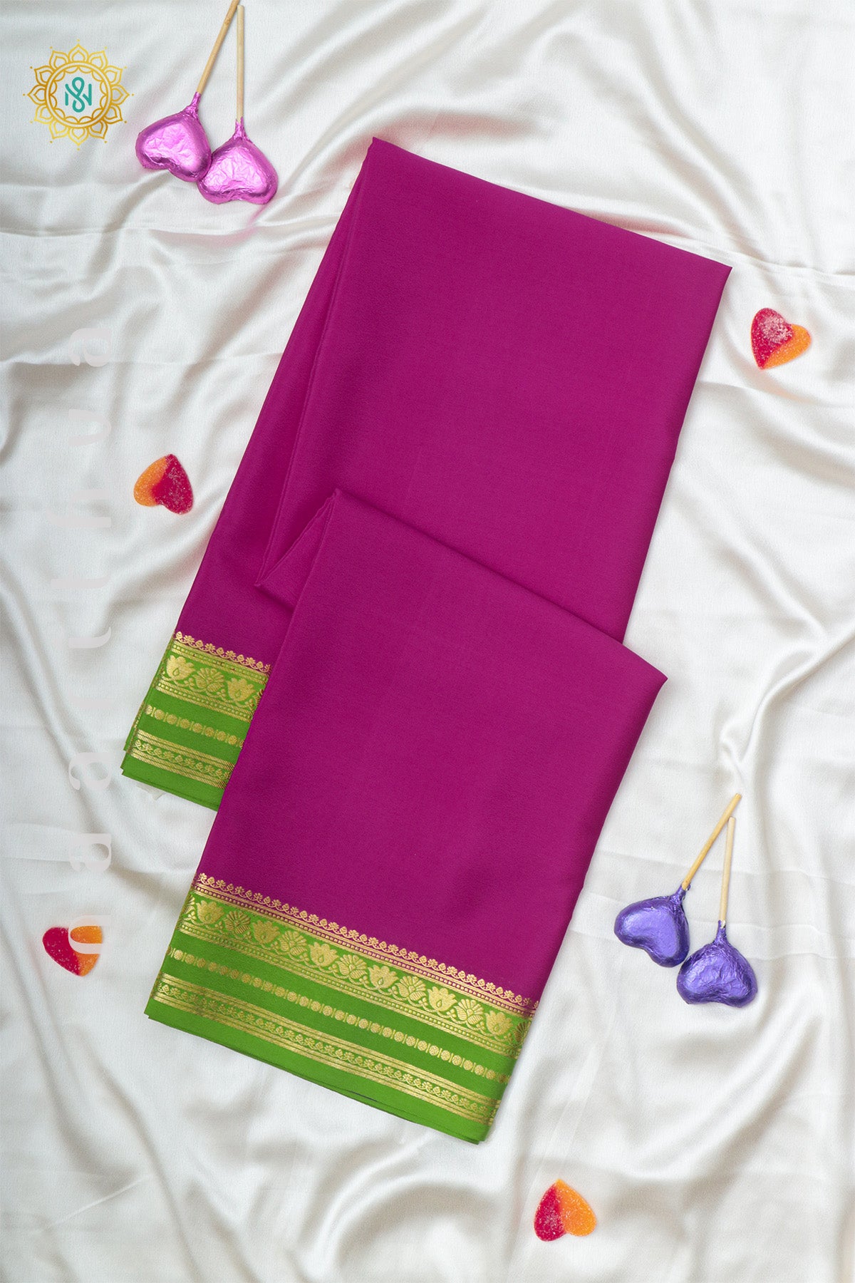 PINK - PURE MYSORE CREPE SILK