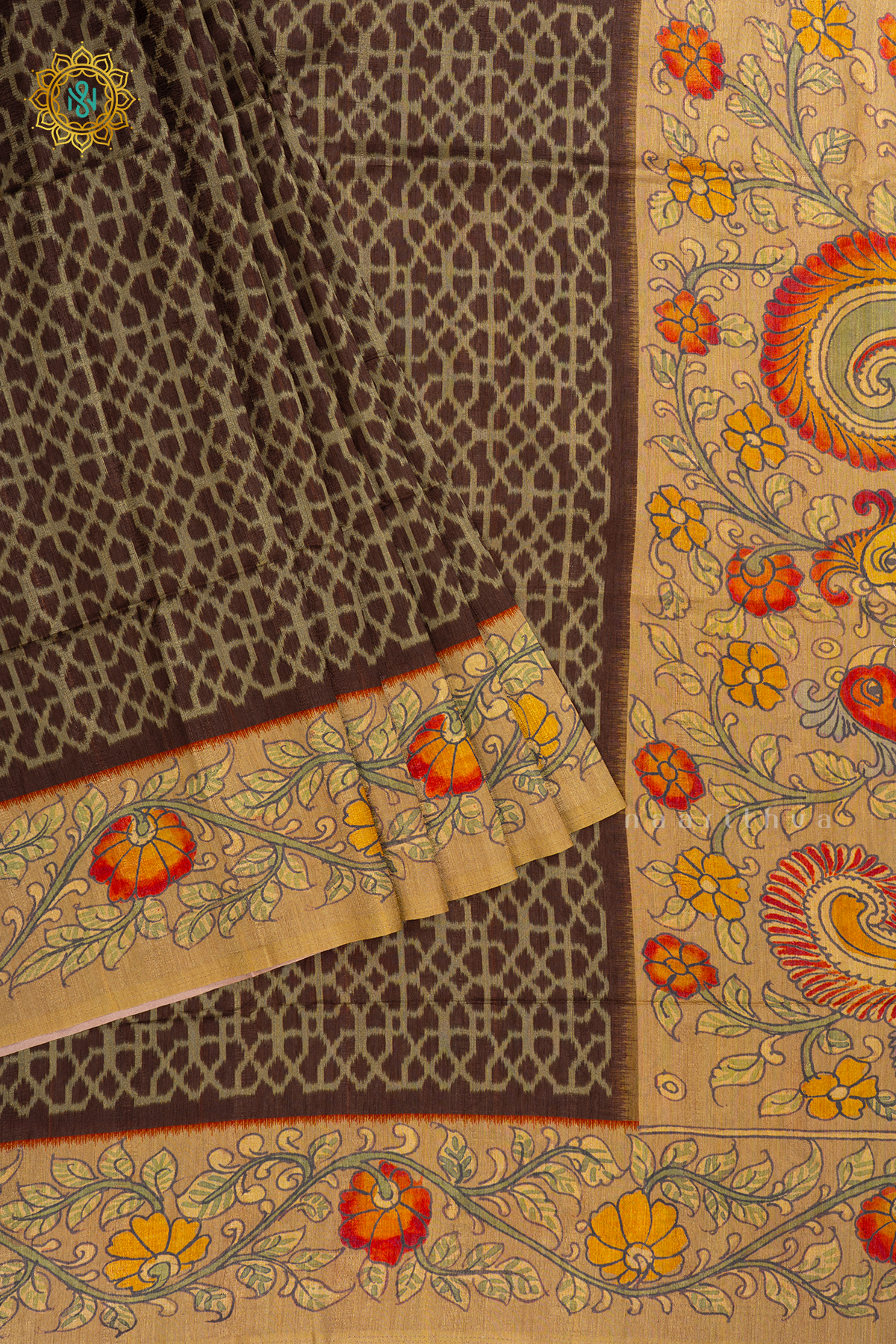 BROWN WITH BEIGE - SEMI GITCHA TUSSAR