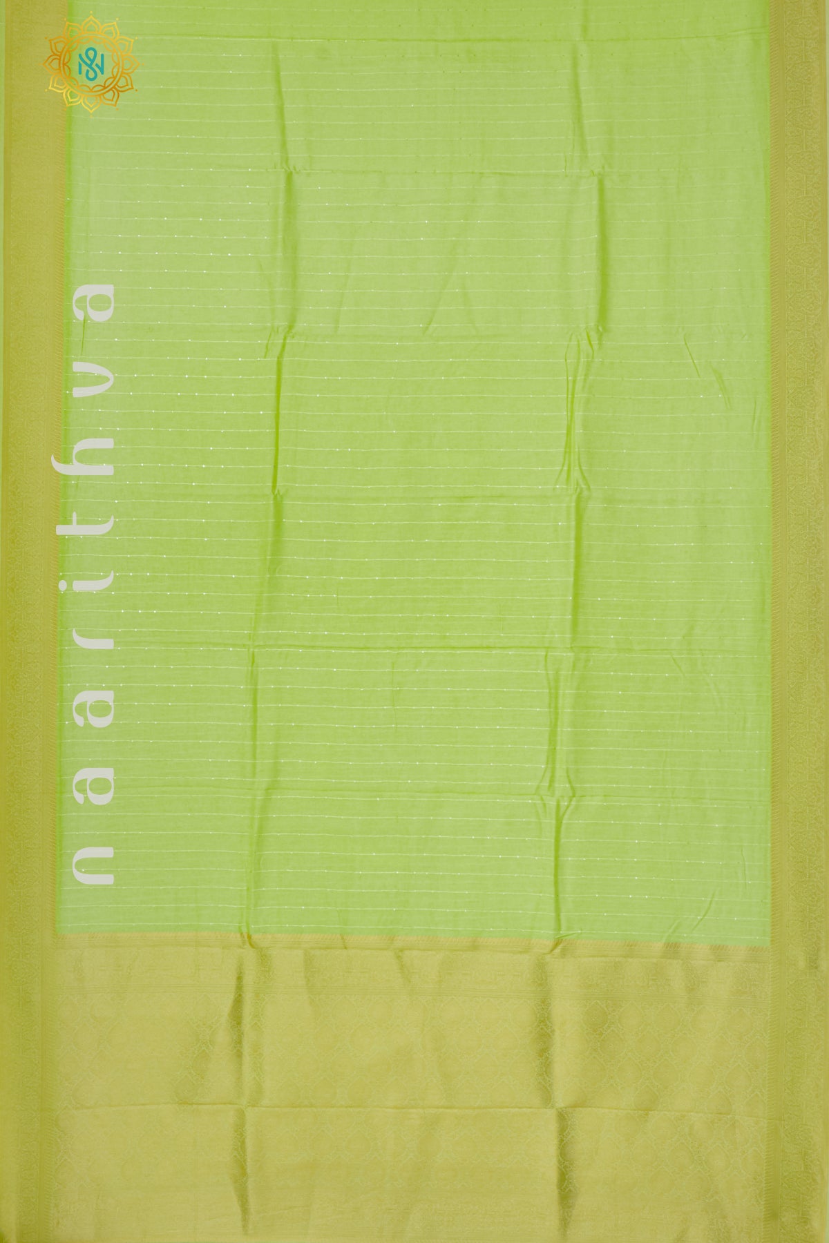 LIME GREEN - SEMI CREPE SILK