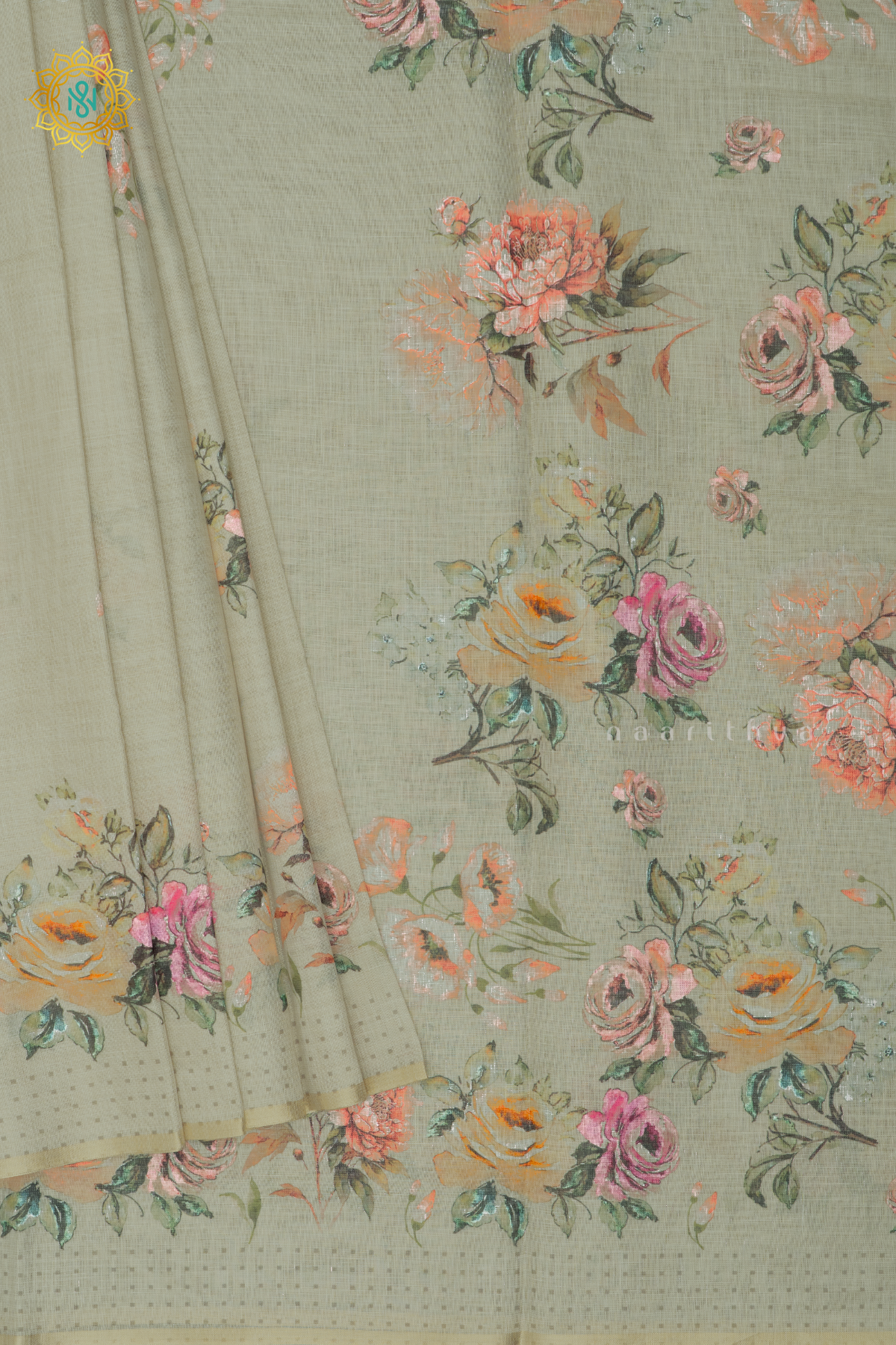 SAGE GREEN - LINEN BY COTTON
