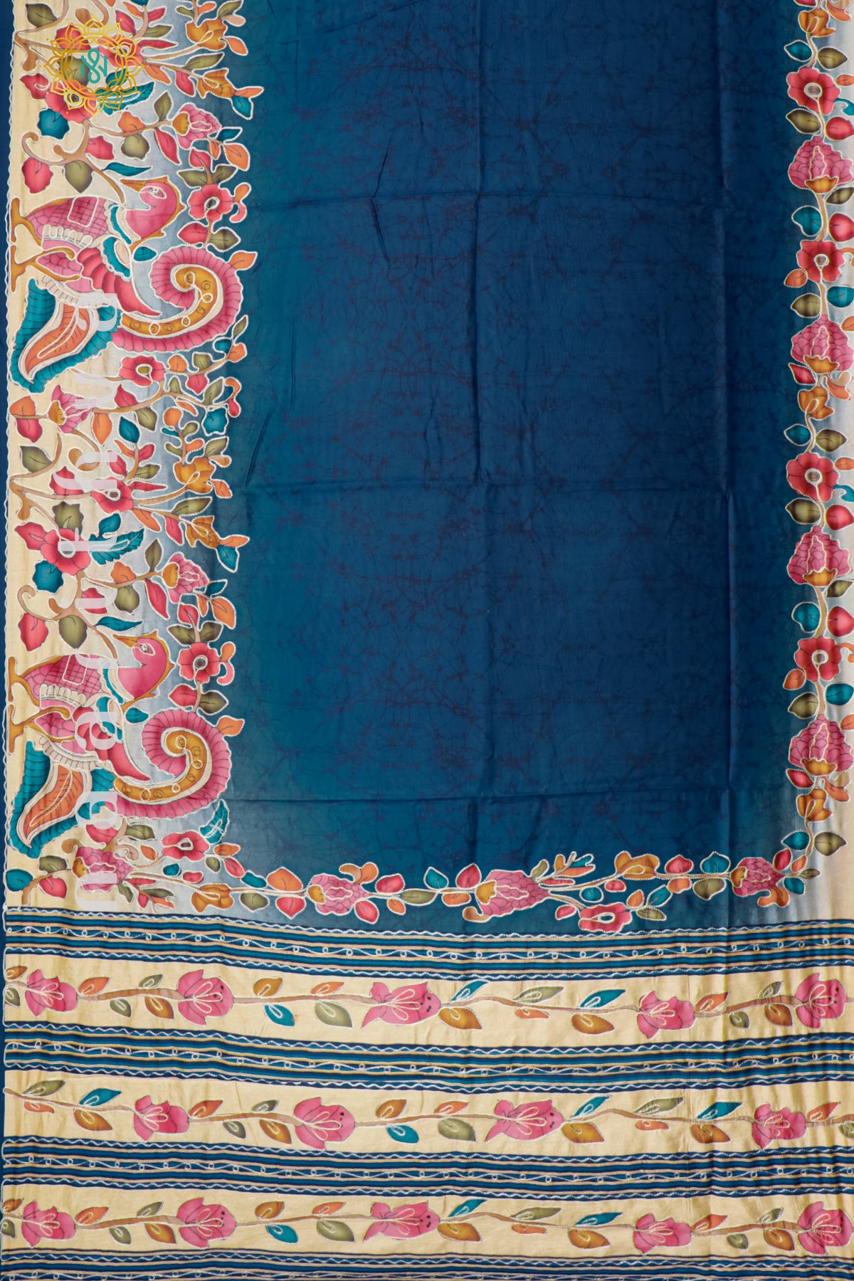 BLUE - CHANDERI SILK COTTON