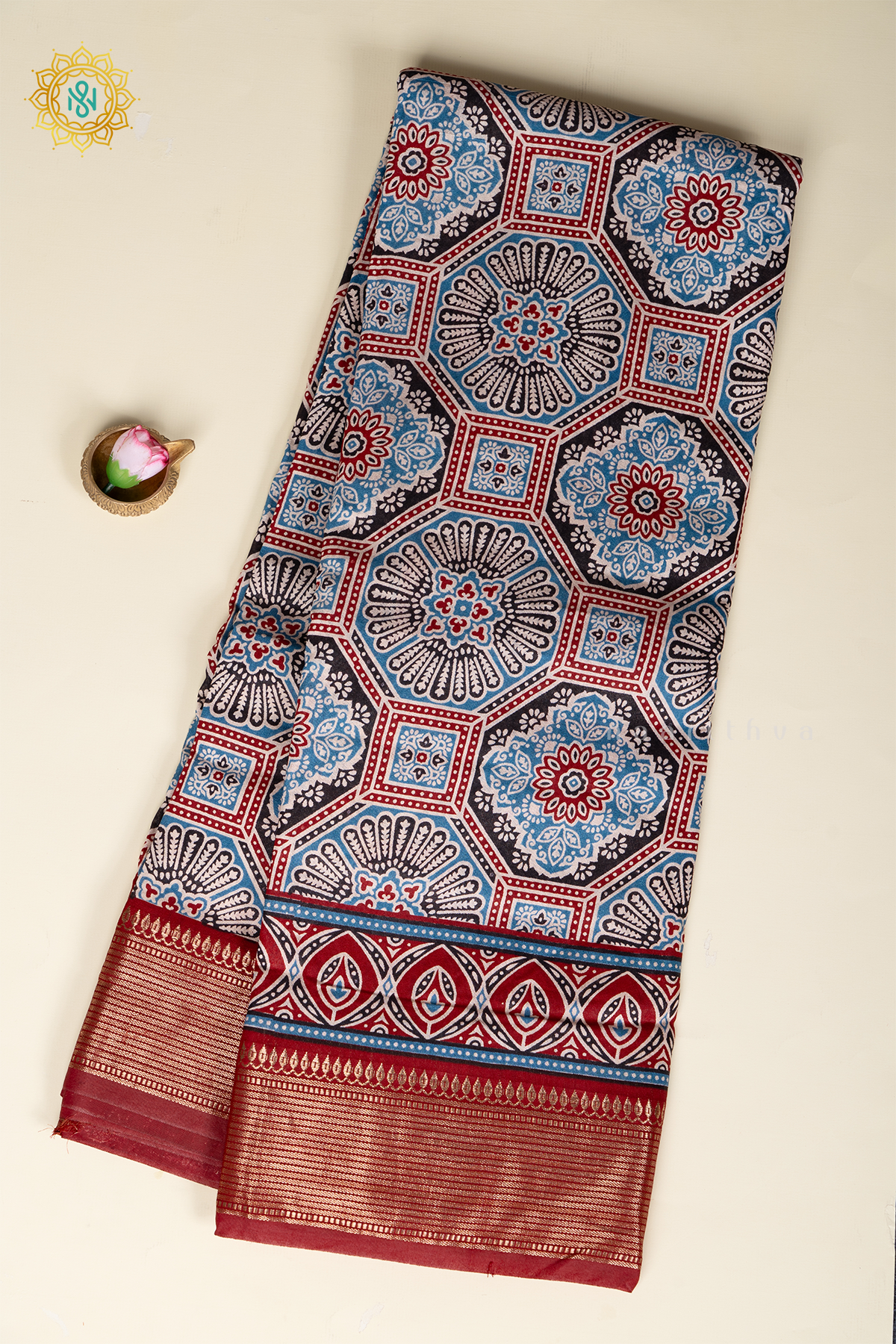 MAROON - VISCOSE COTTON