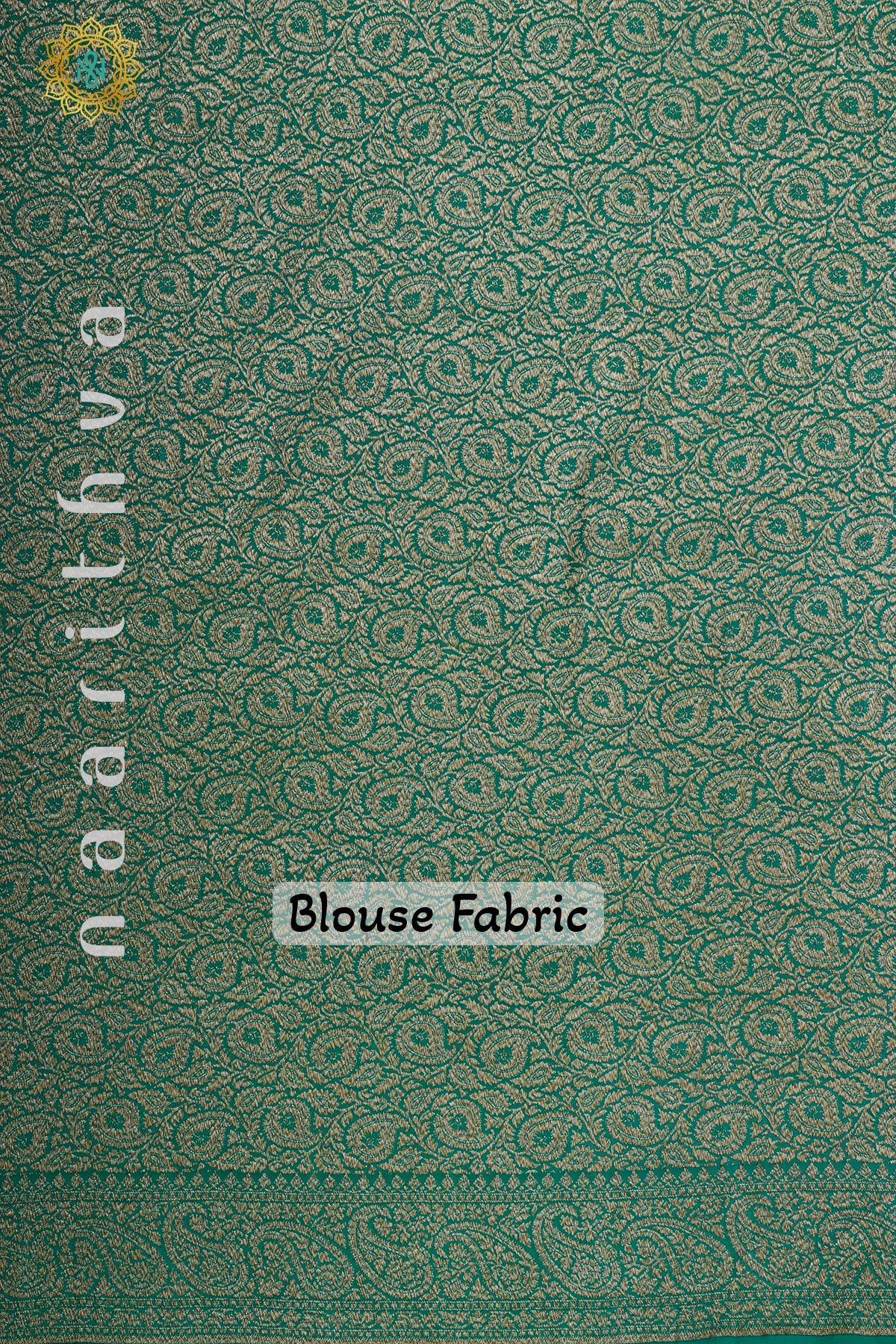 PINK WITH GREEN - PURE BANARASI CREPE SILK