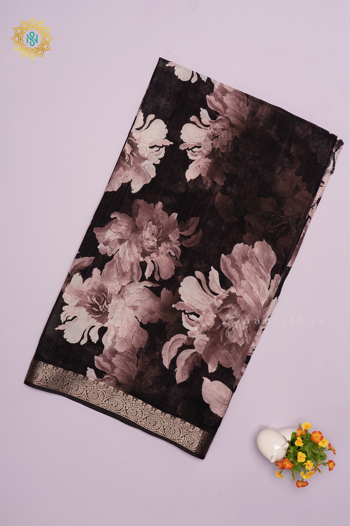 BLACK - LINEN TUSSAR