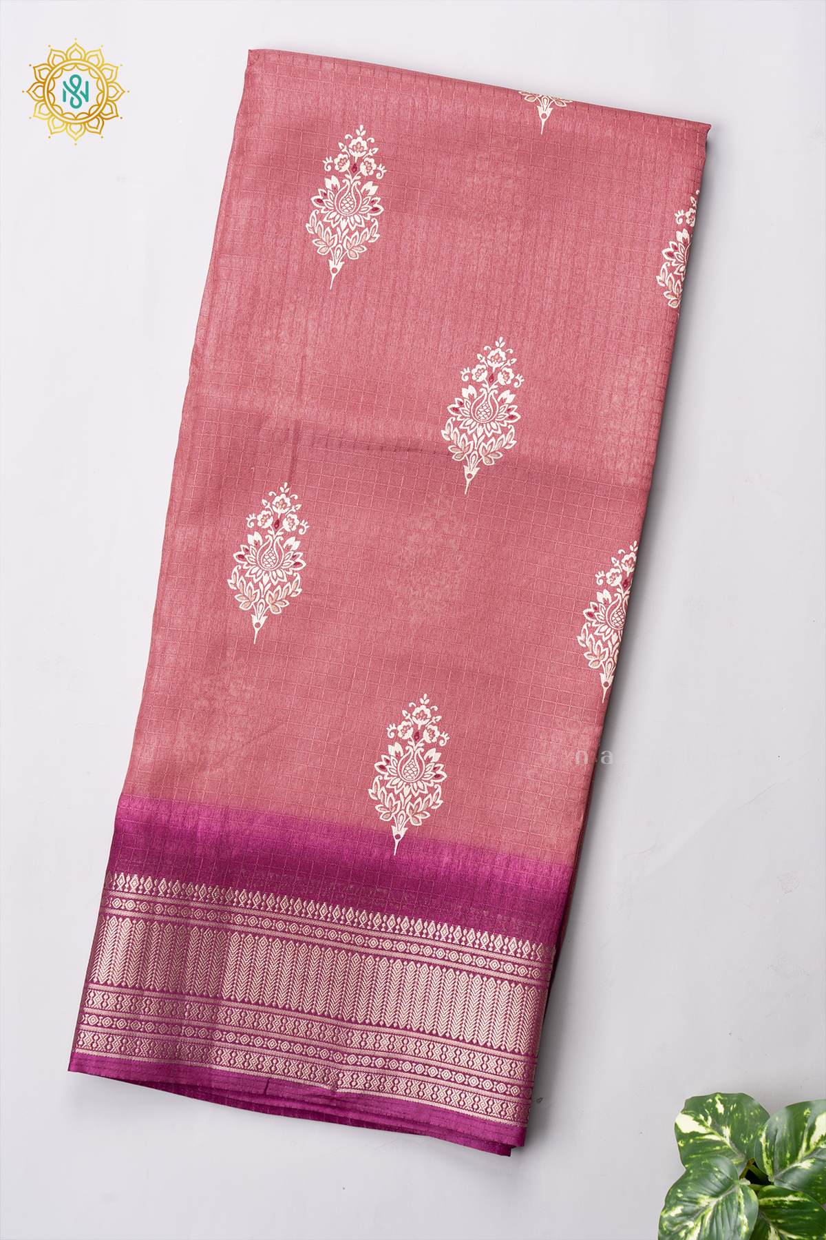 PEACH WITH WINE - DOLA SILK