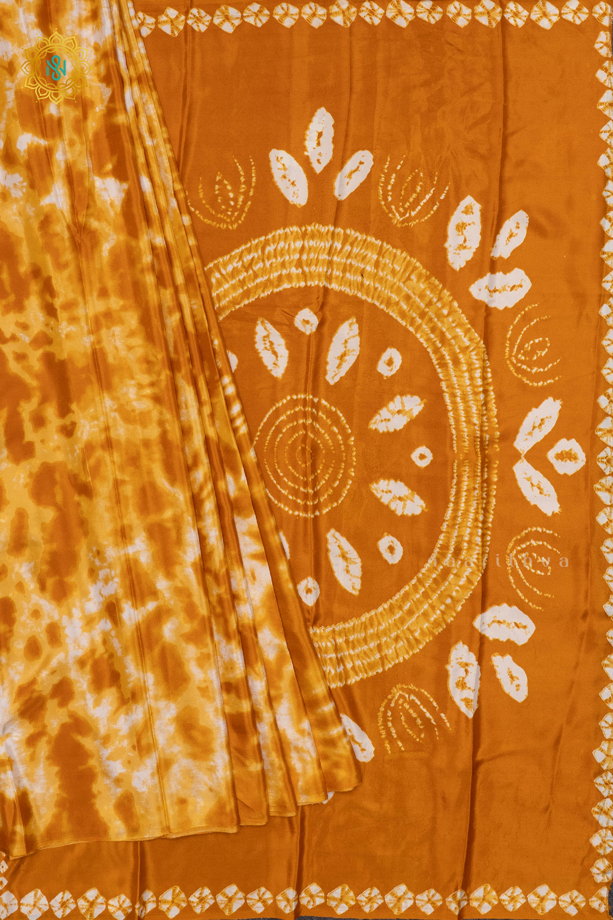ORANGE - SATIN CREPE