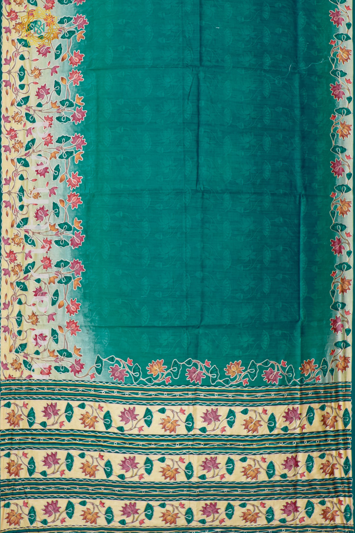 GREEN - CHANDERI SILK COTTON