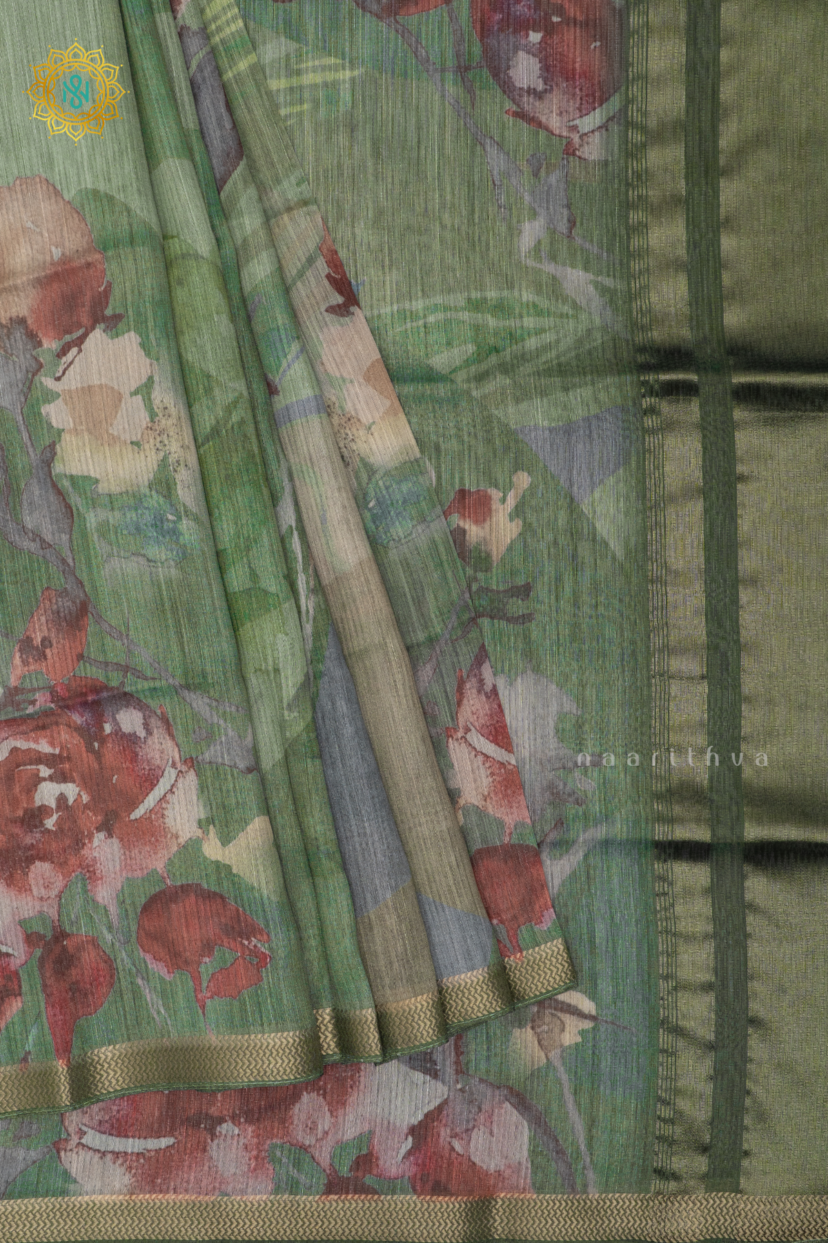 GREEN - CHANDERI SILK