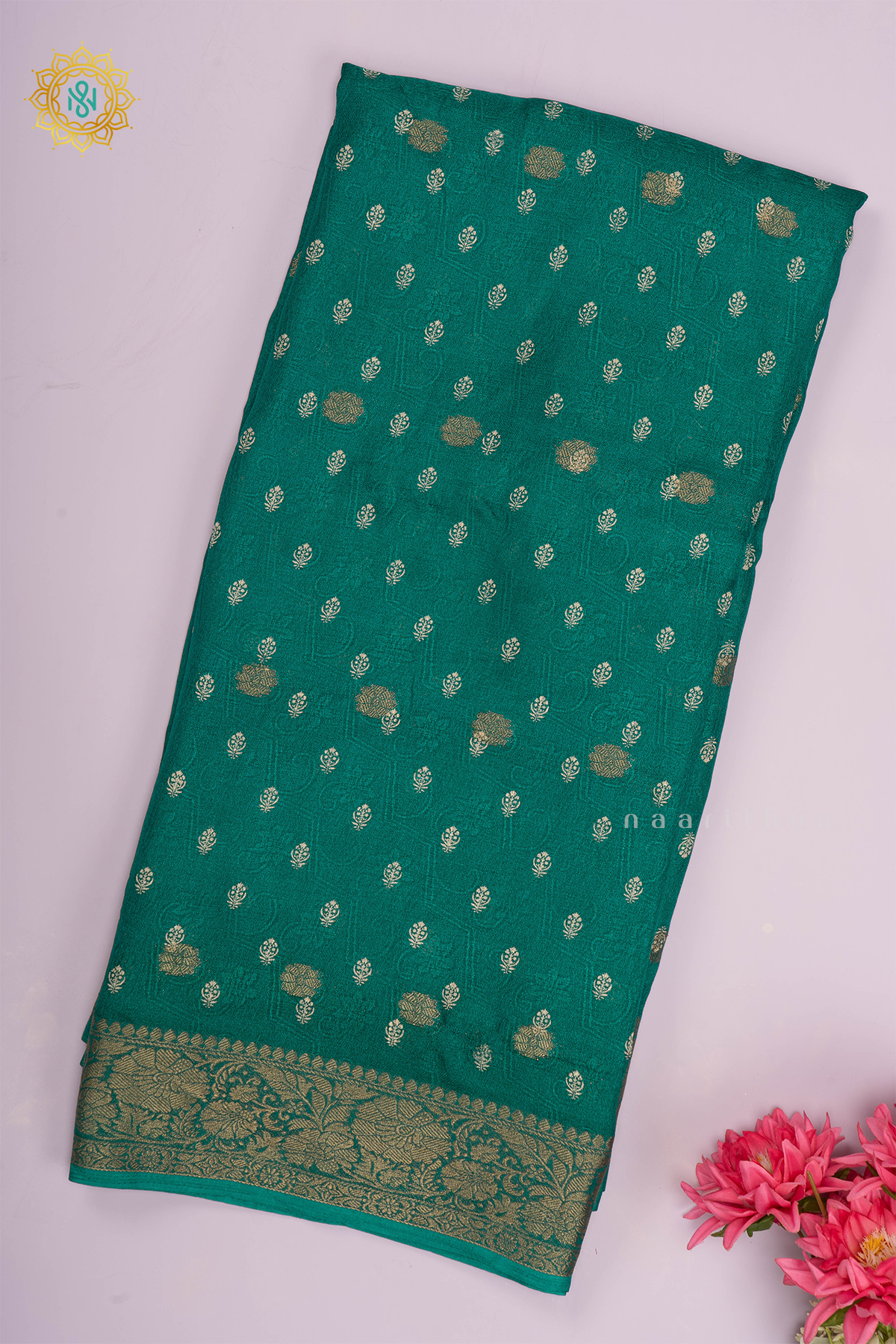 AQUA GREEN - SEMI GEORGETTE