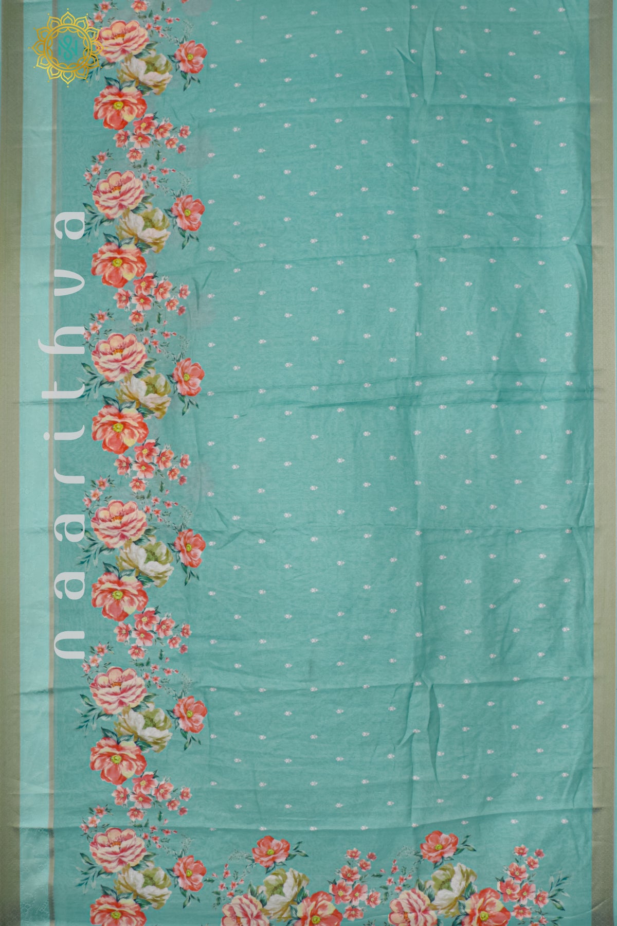 AQUA GREEN - SEMI GEORGETTE