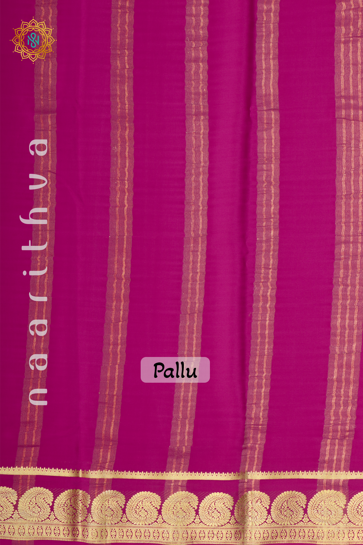 WINE WITH PINK - PURE MYSORE CREPE SILK