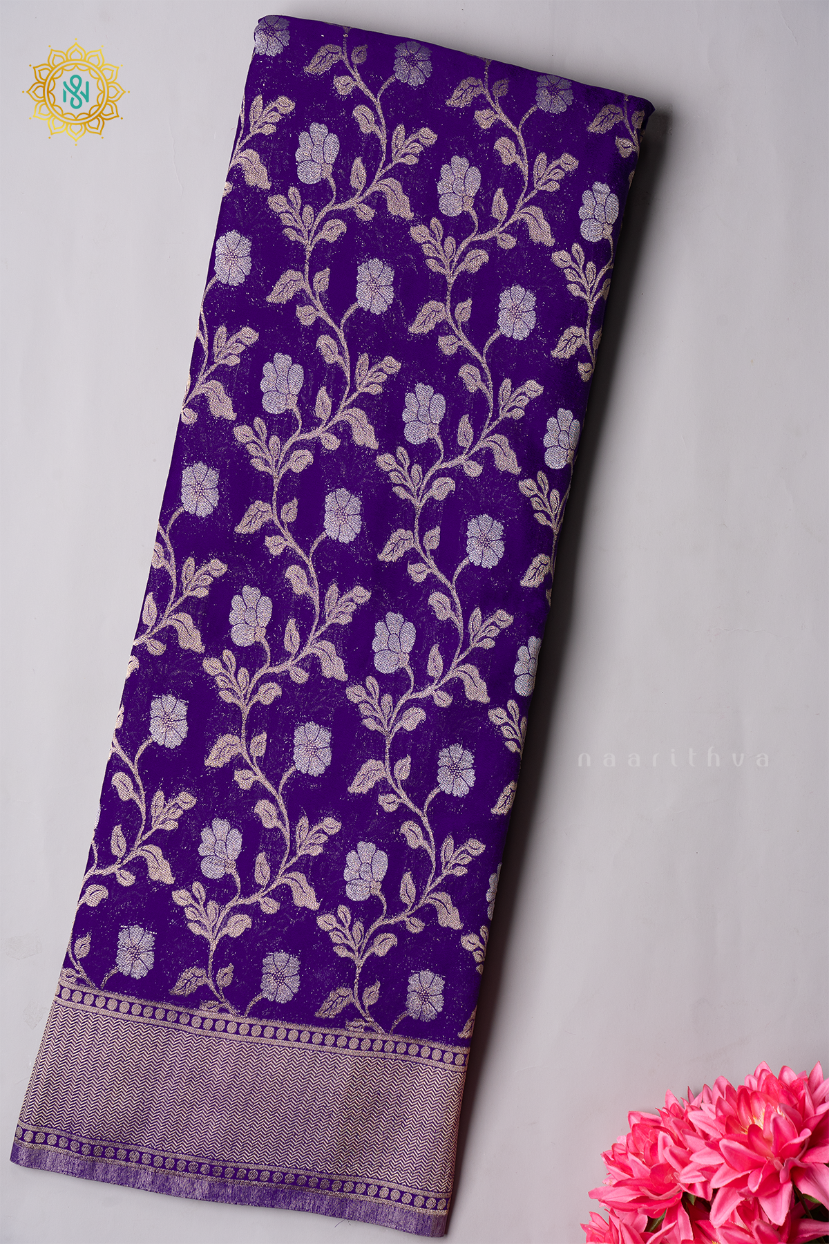 PURPLE - SEMI CHIFFON GEORGETTE