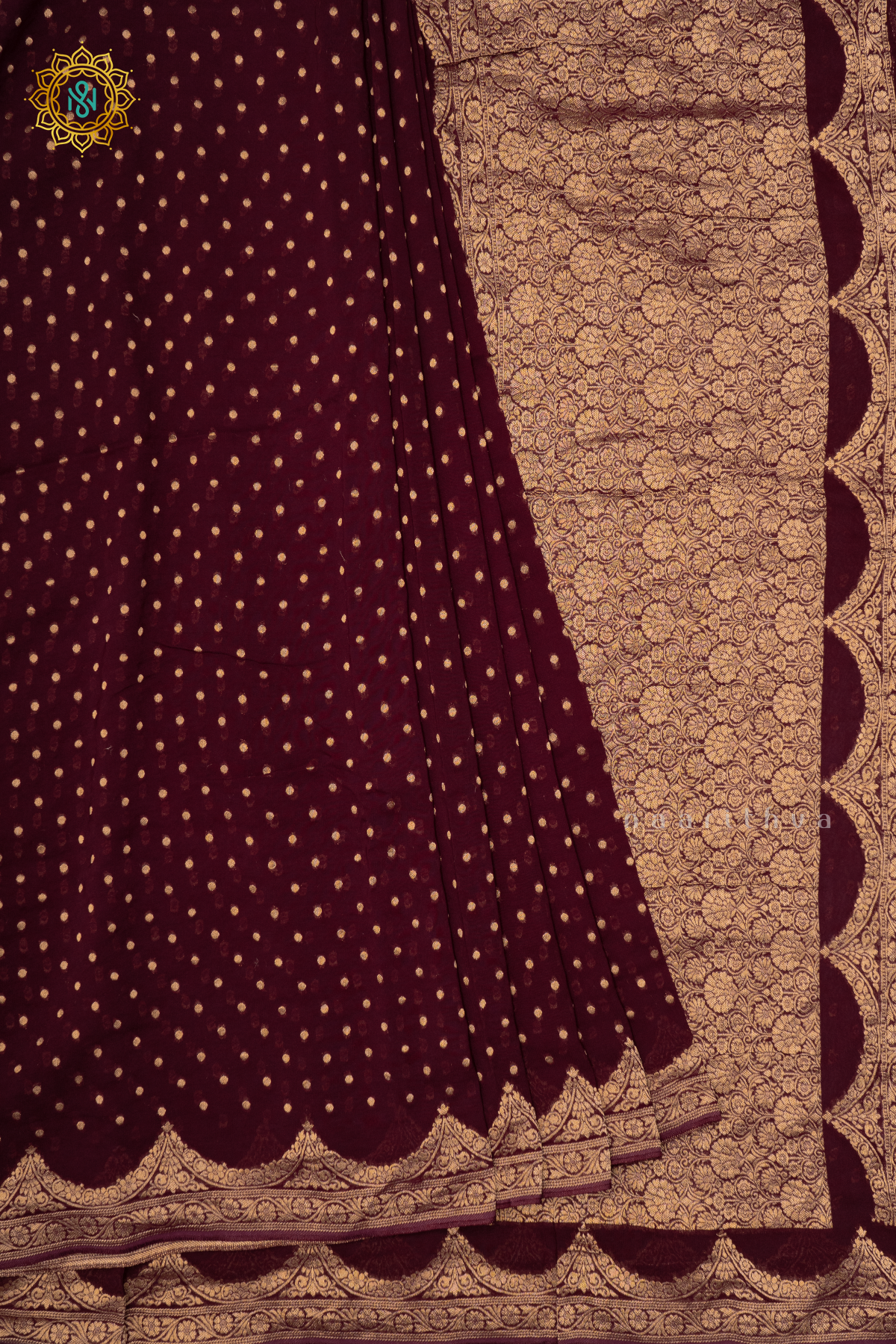 DEEP WINE - SEMI GEORGETTE