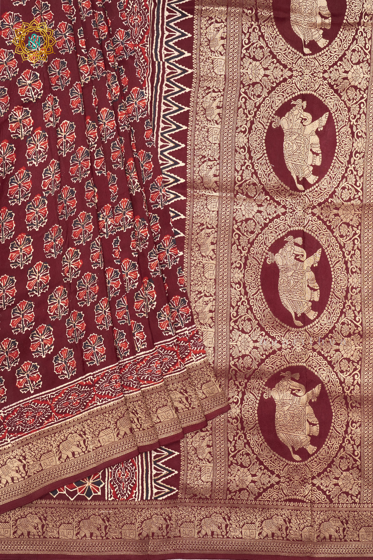 MAROON - DOLA SILK