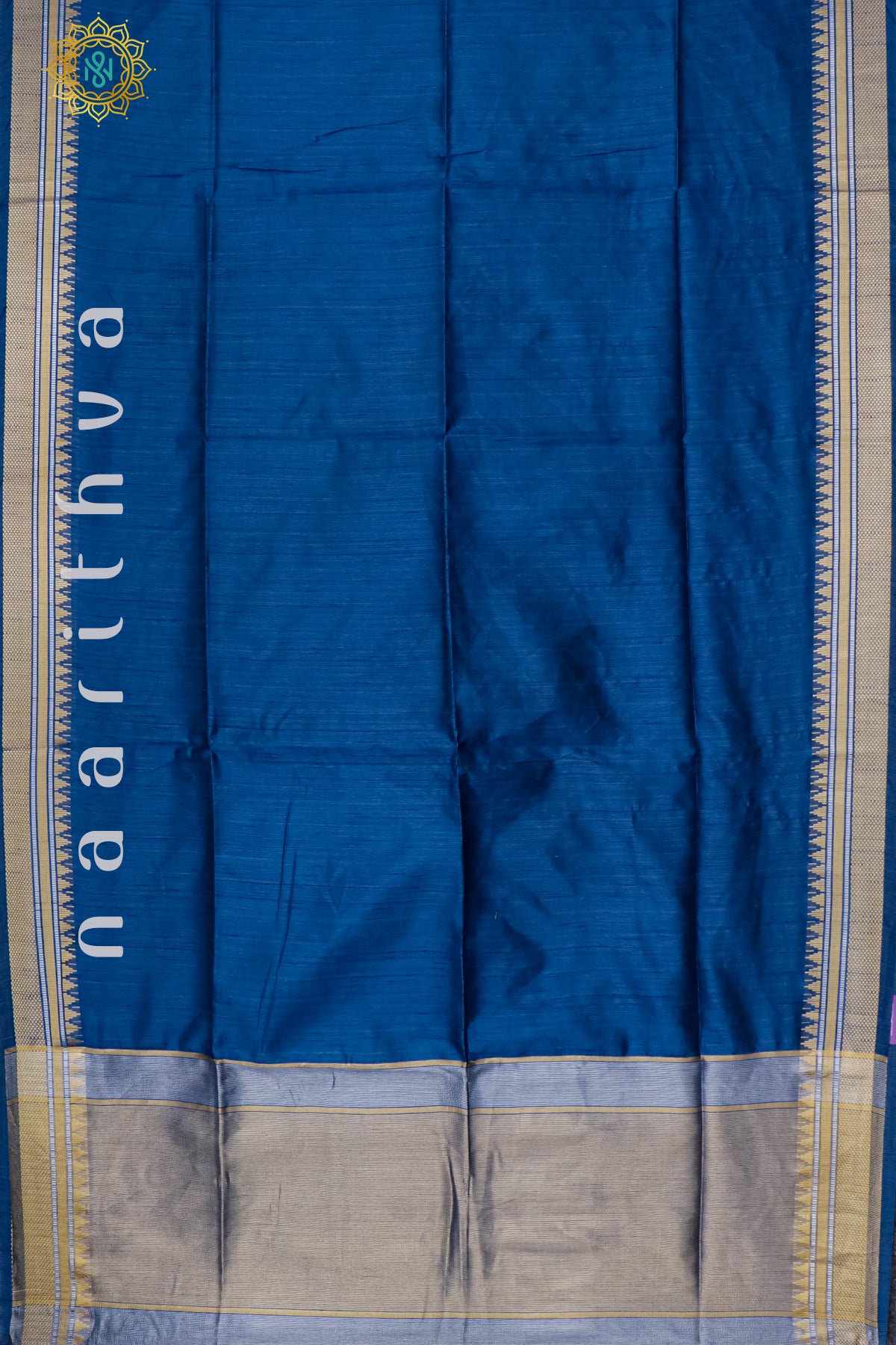 BLUE - RAW SILK