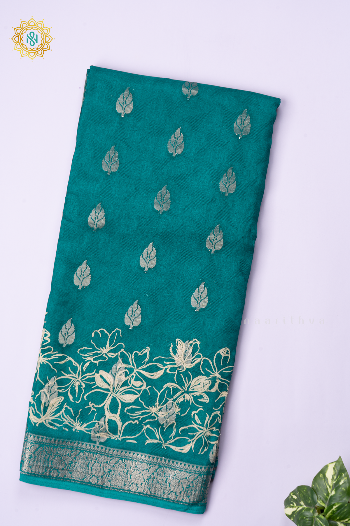 CYAN GREEN - SEMI GEORGETTE