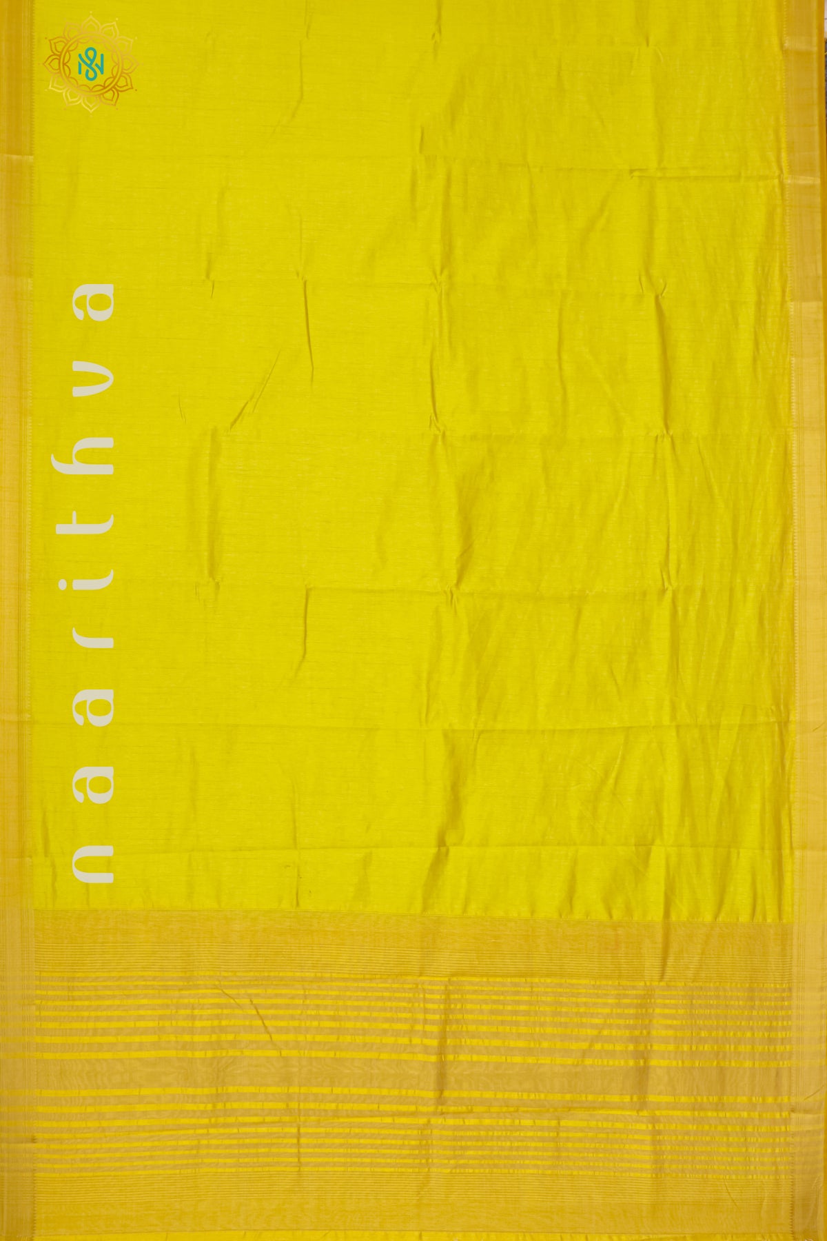 YELLOW - SEMI RAW SILK