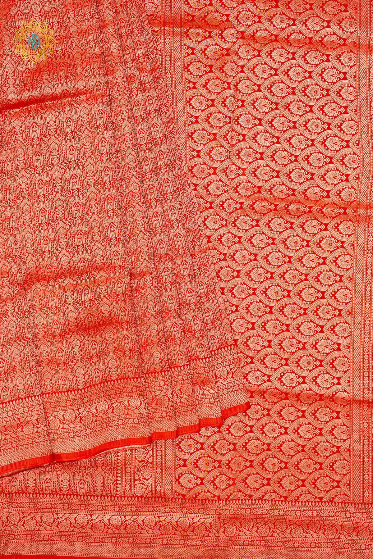 RED - SEMI KATAN BANARASI