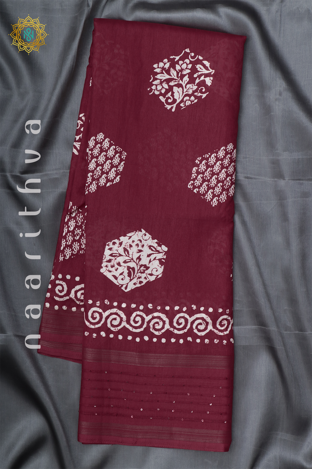 MAROON - DOLA SILK