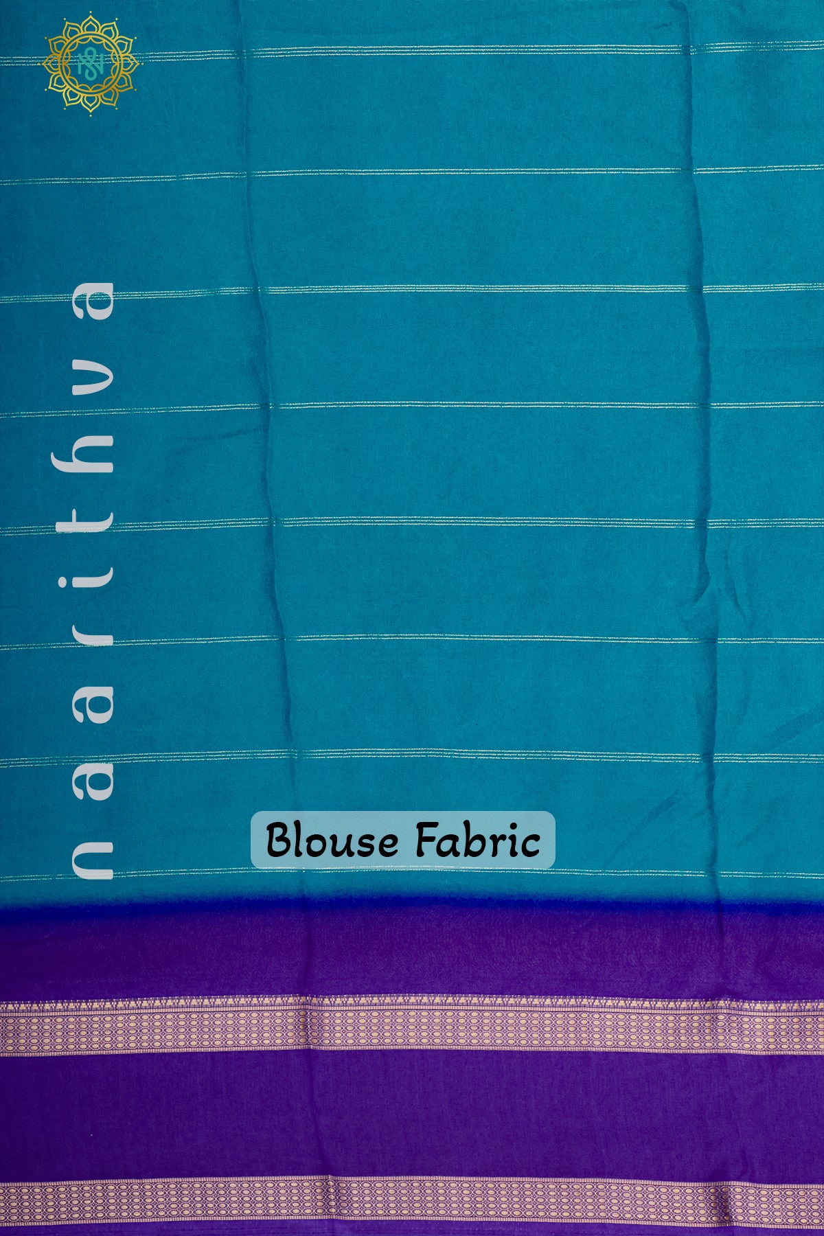 SKY BLUE WITH VIOLET -  SEMI GEORGETTE