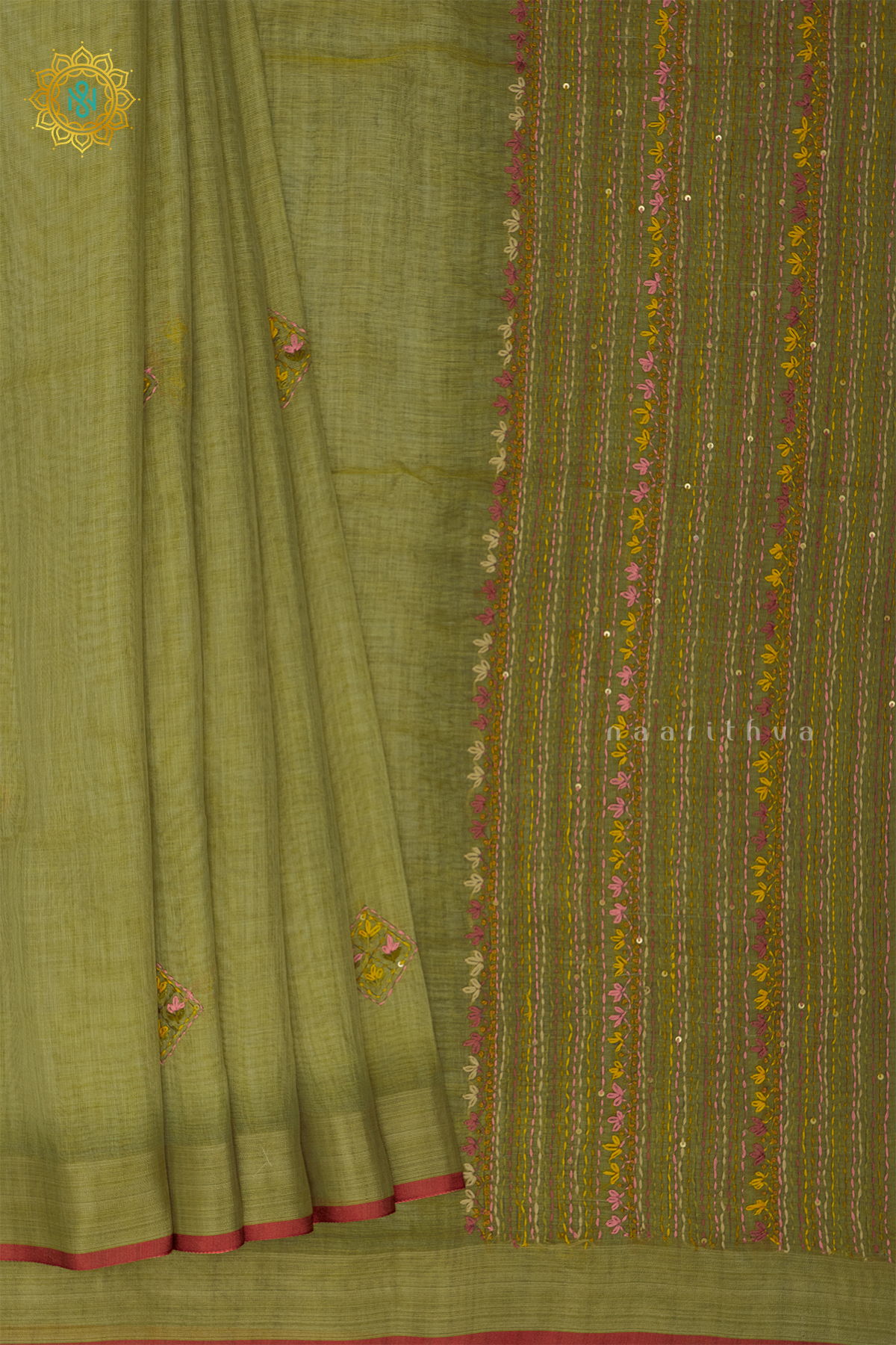 GREEN - LINEN TISSUE