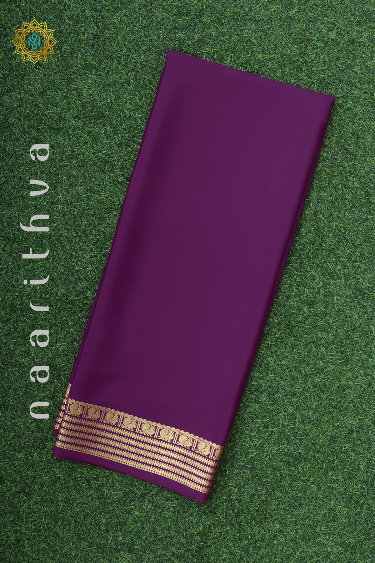 WINE - PURE MYSORE CREPE SILK