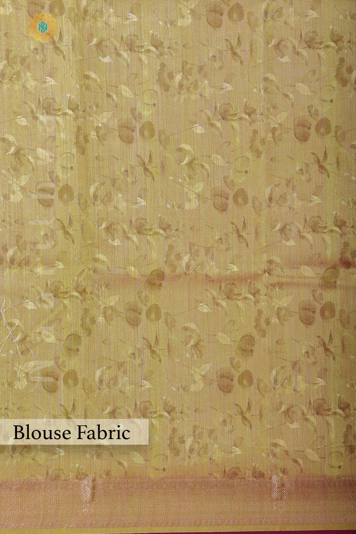 BLONDE YELLOW - PURE MOONGA TUSSAR WITH DIGITAL PRINTS
