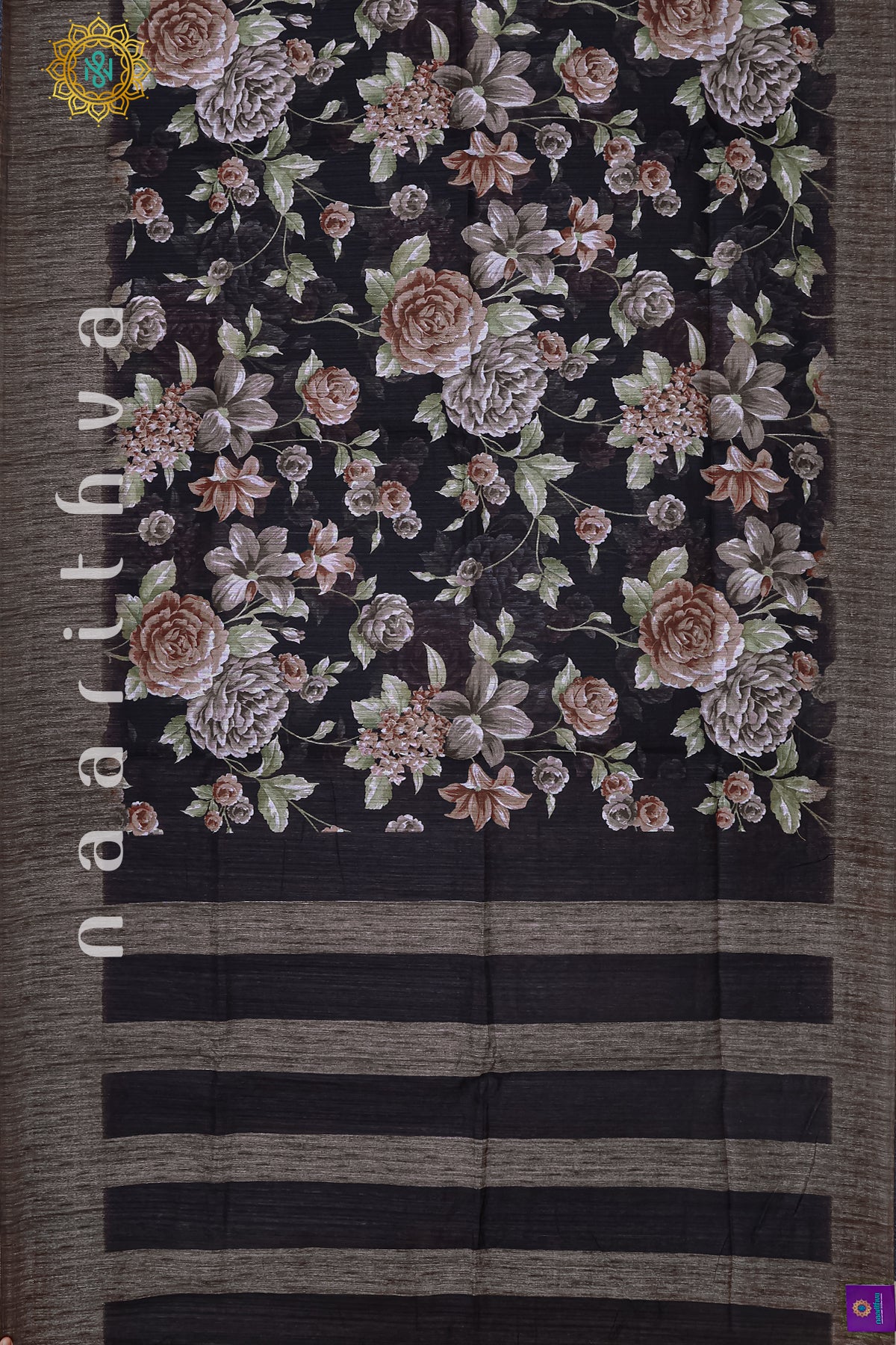 BLACK - JUTE COTTON