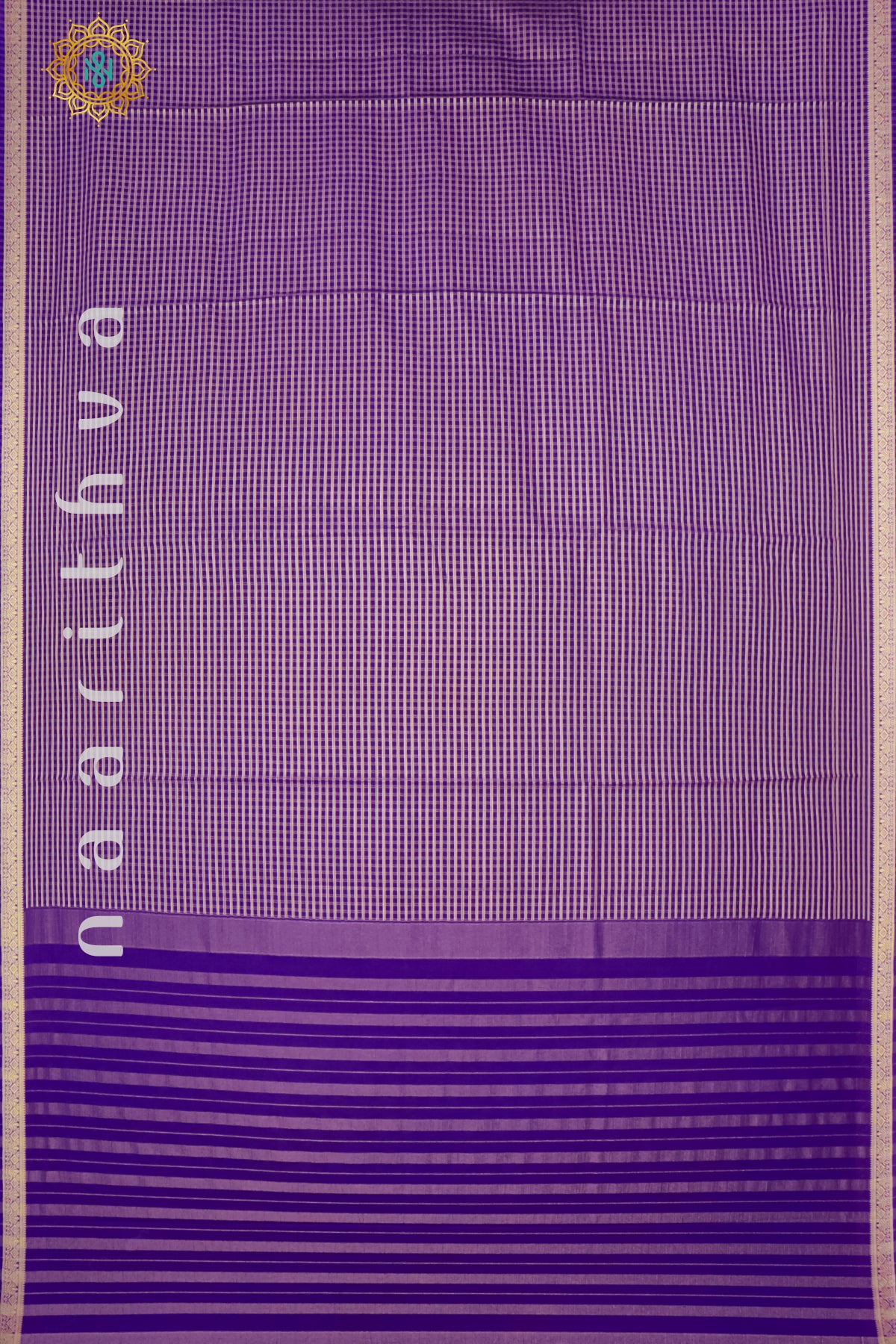 PURPLE - SEMI MYSORE CREPE SILK