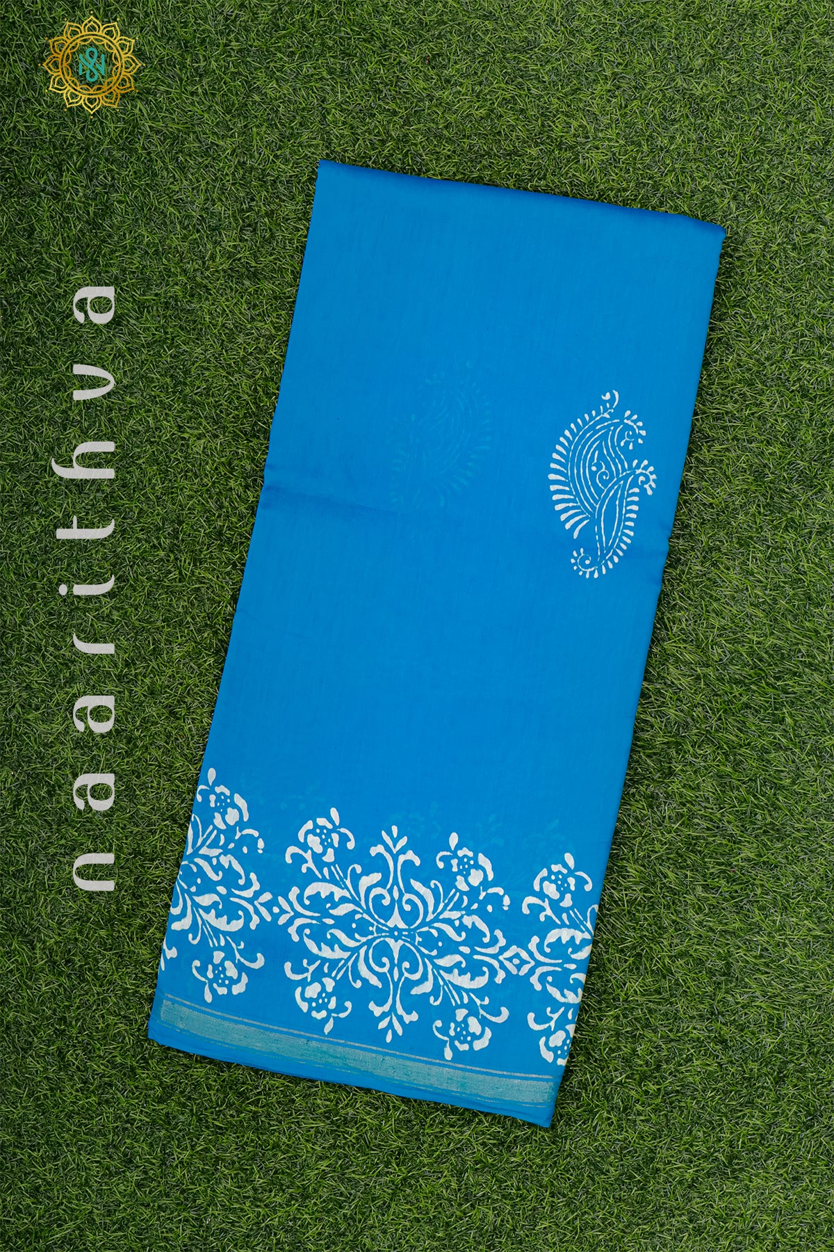 SKY BLUE - CHANDERI COTTON