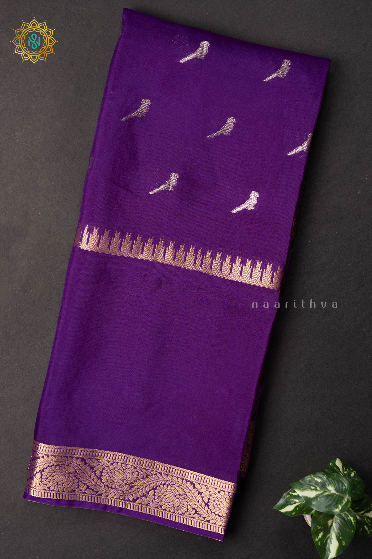PURPLE - SEMI CREPE SILK