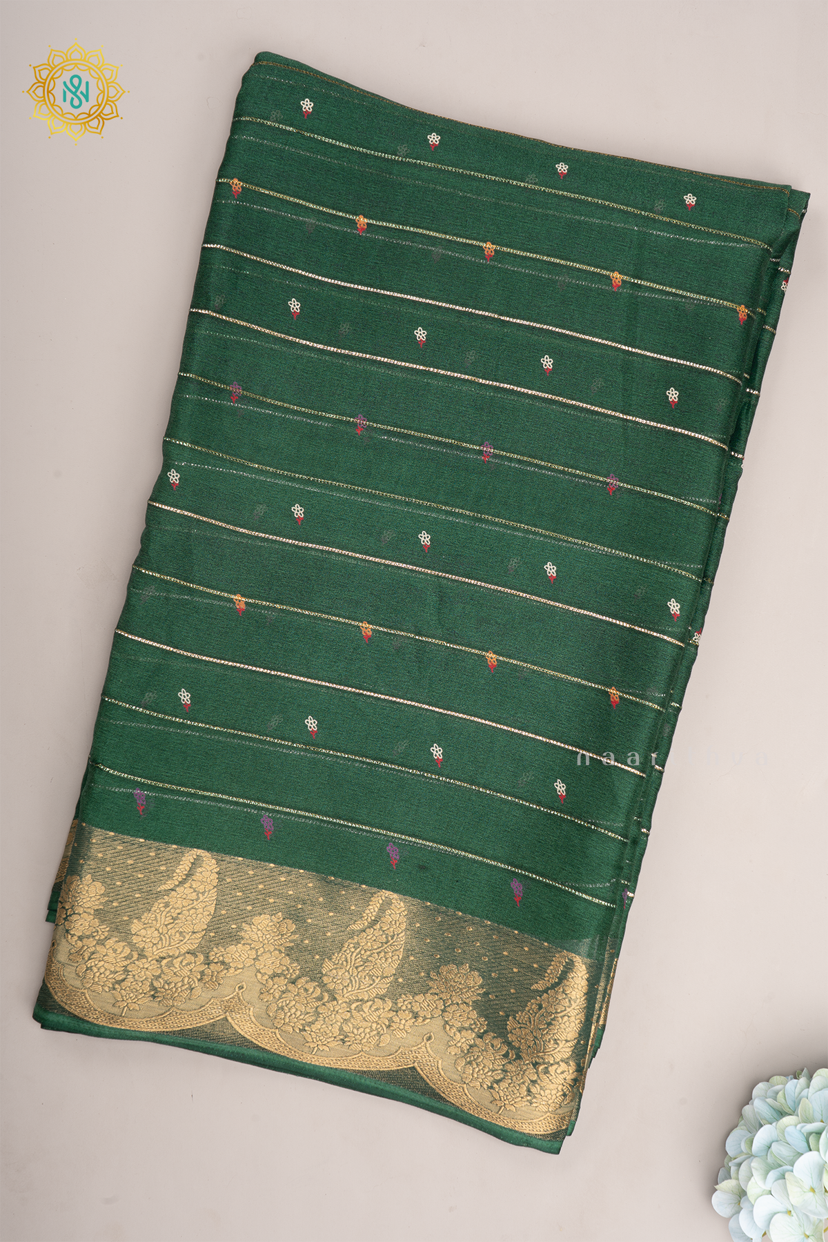 GREEN - SEMI GEORGETTE