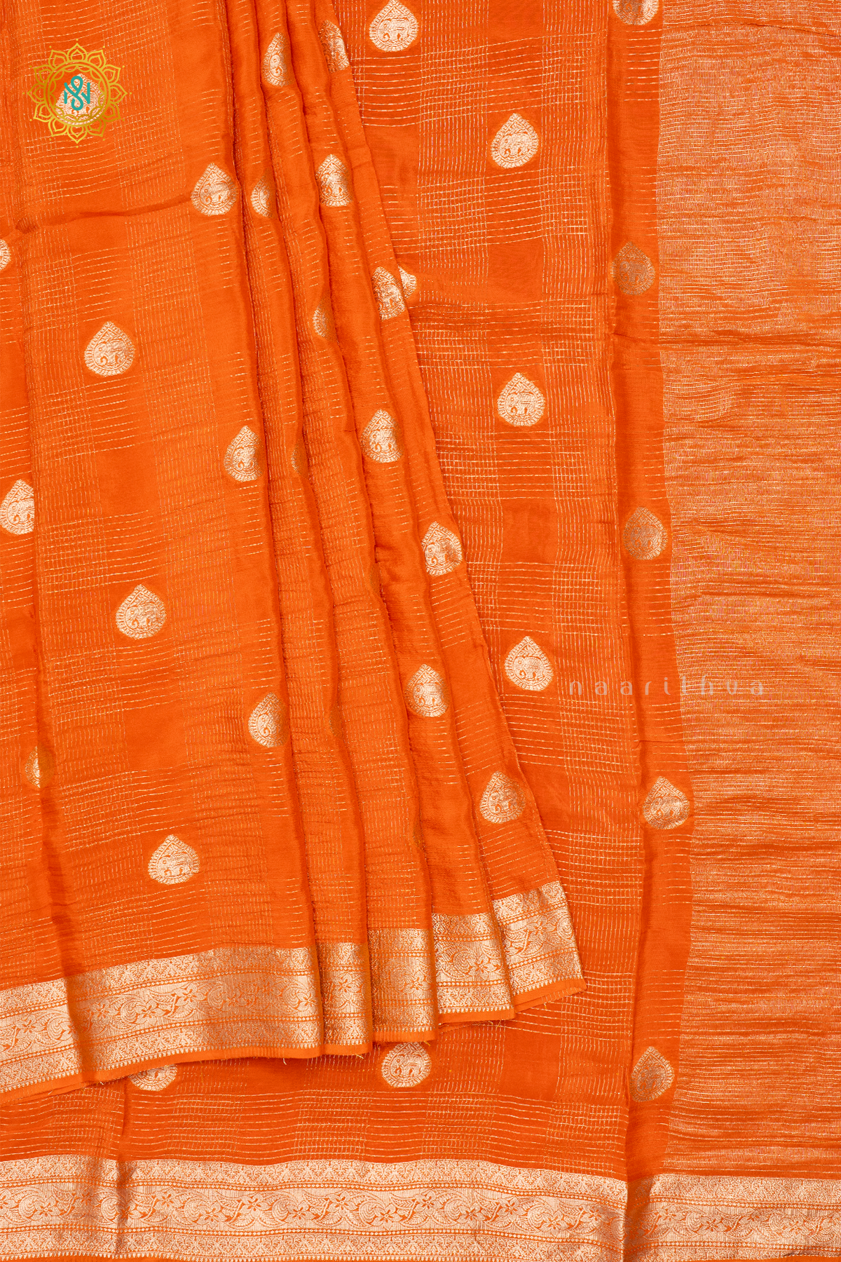 ORANGE WITH PINK - DOLA SILK