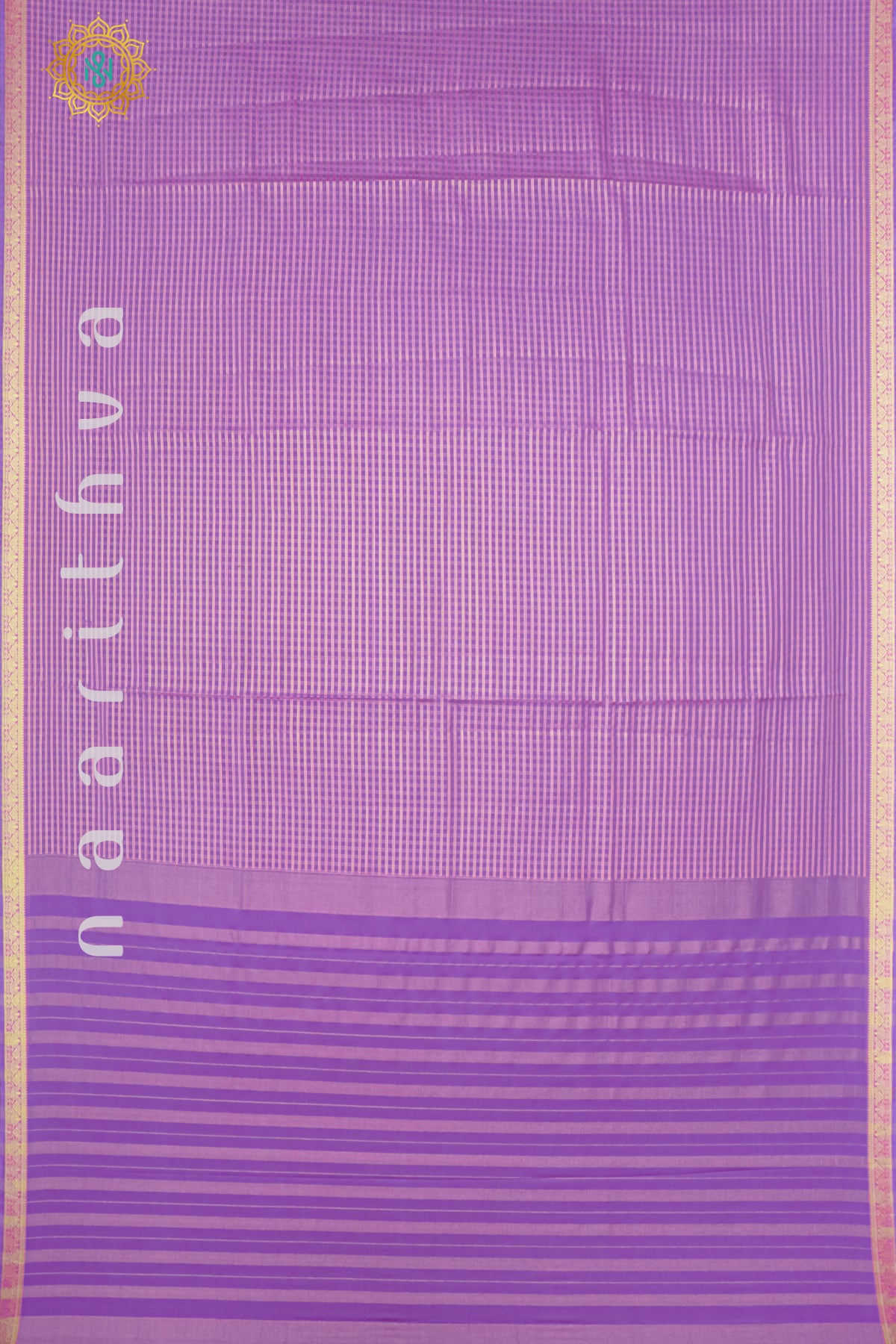 PINKISH LAVENDER - SEMI MYSORE CREPE SILK