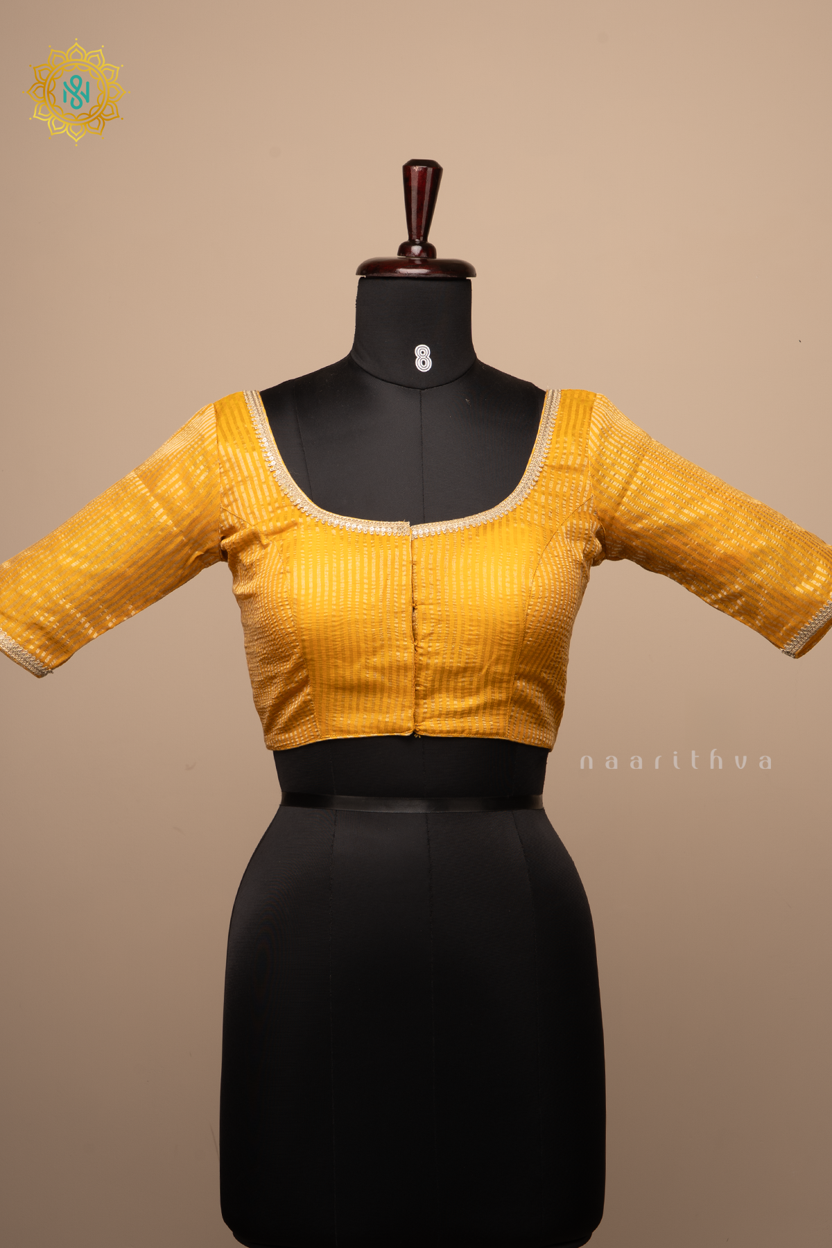 YELLOW - TISSUE READYMADE BLOUSE