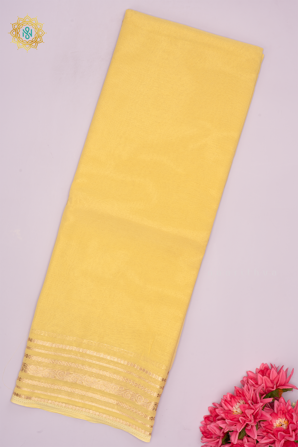 YELLOW - SEMI CHIFFON GEORGETTE