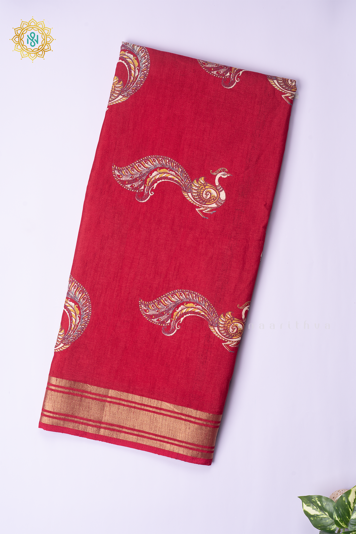 RED - SEMI DOLA SILK