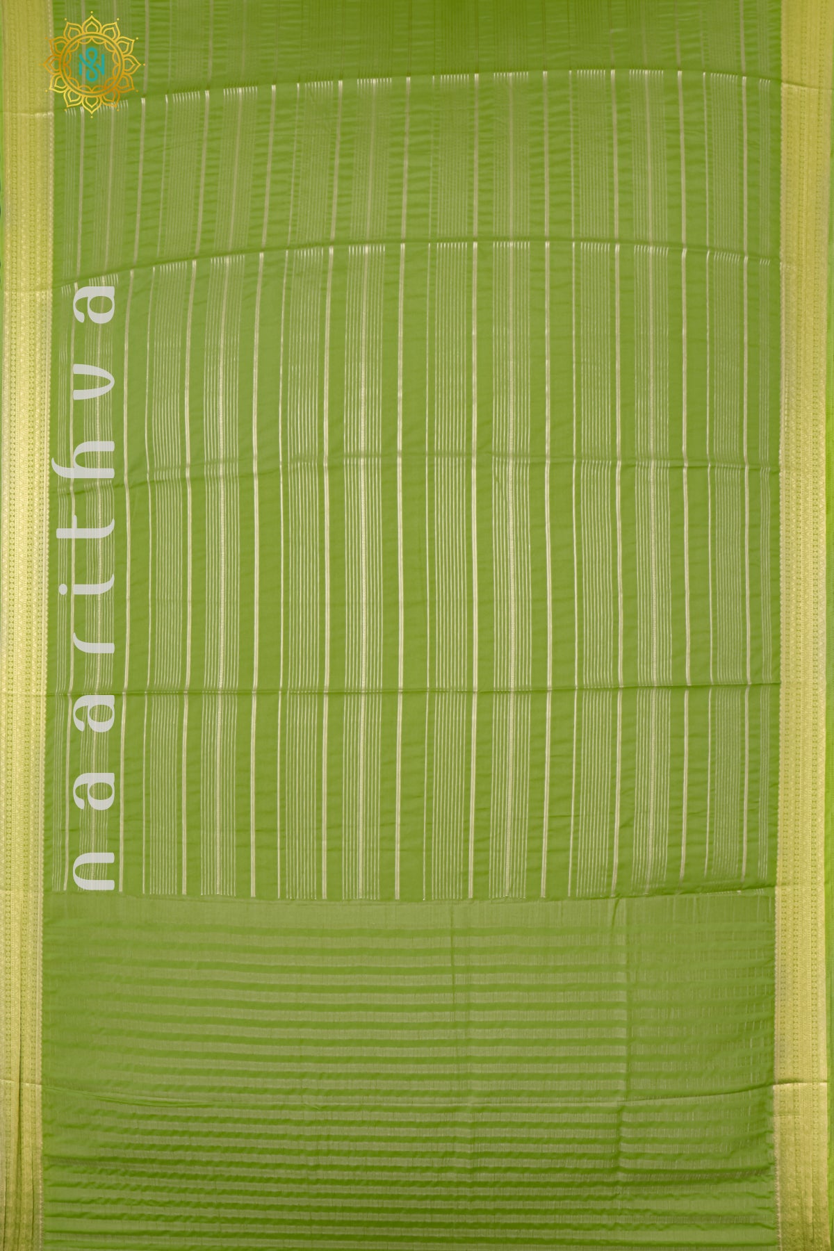 PARROT GREEN - SEMI MYSORE CREPE SILK